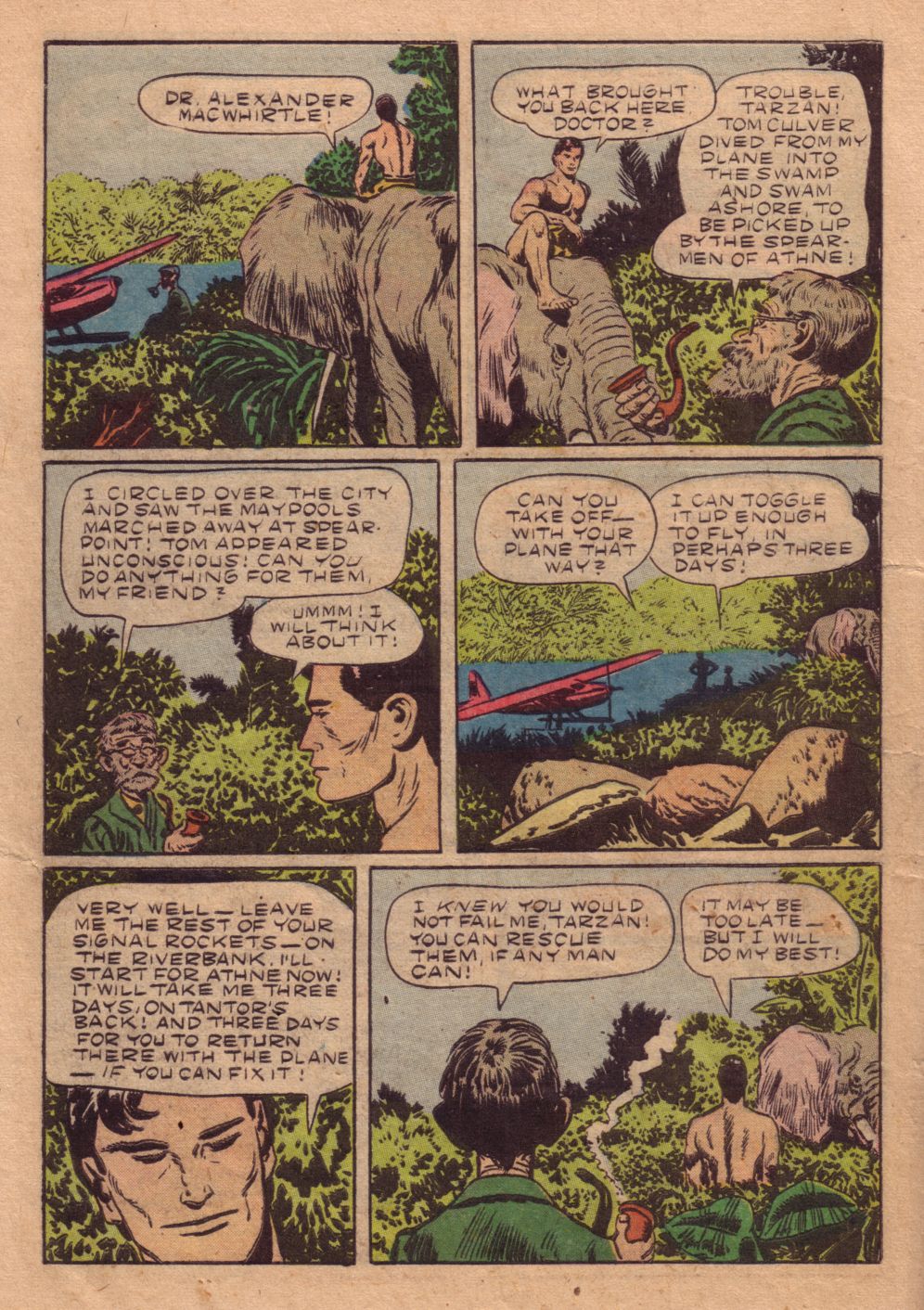 Read online Tarzan (1948) comic -  Issue #40 - 14