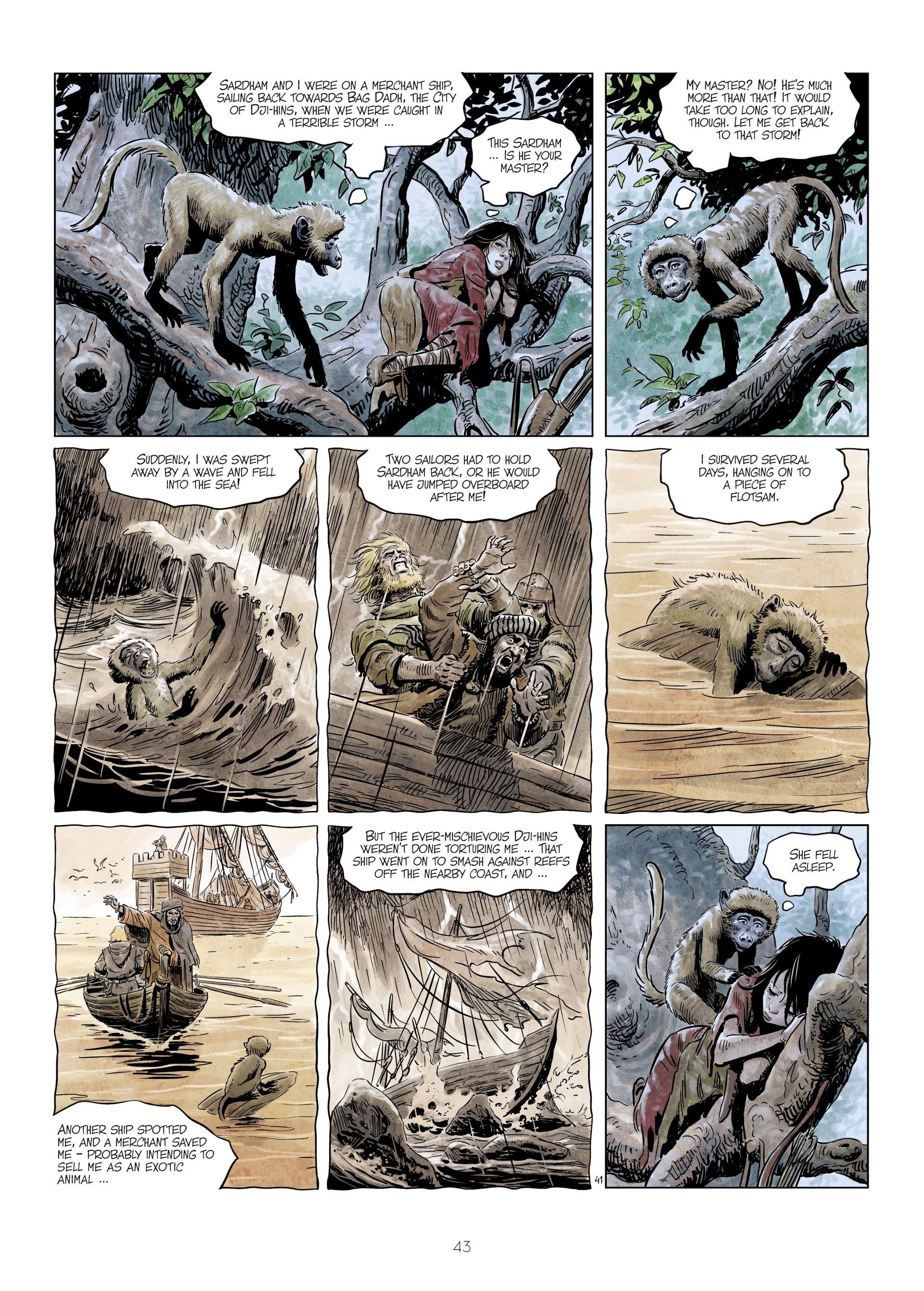 Read online The World of Thorgal: Wolfcub comic -  Issue #4 - 45