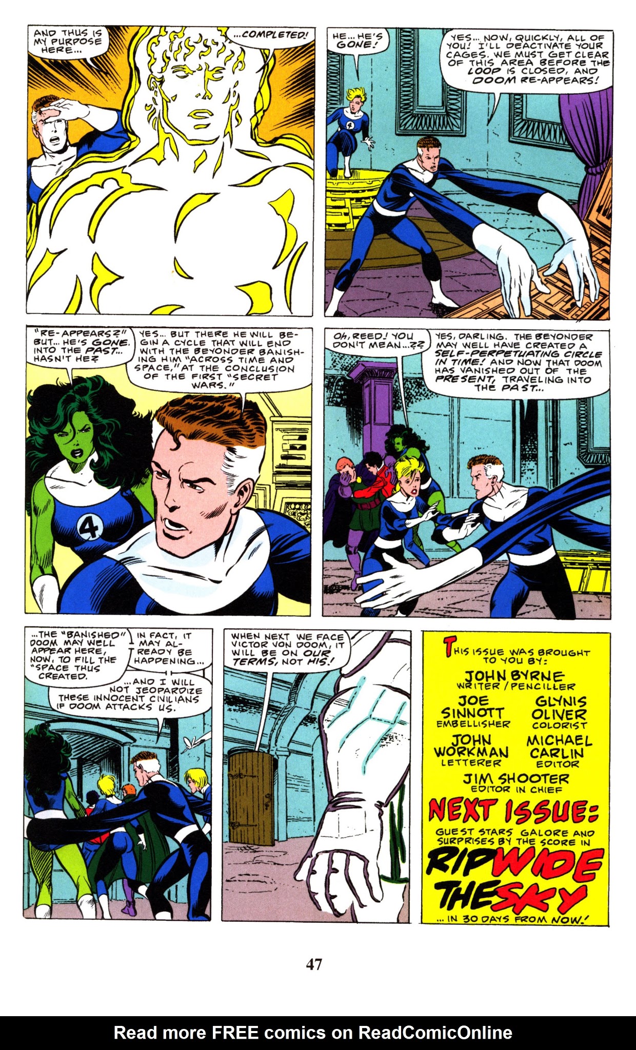 Read online Fantastic Four Visionaries: John Byrne comic -  Issue # TPB 8 - 49