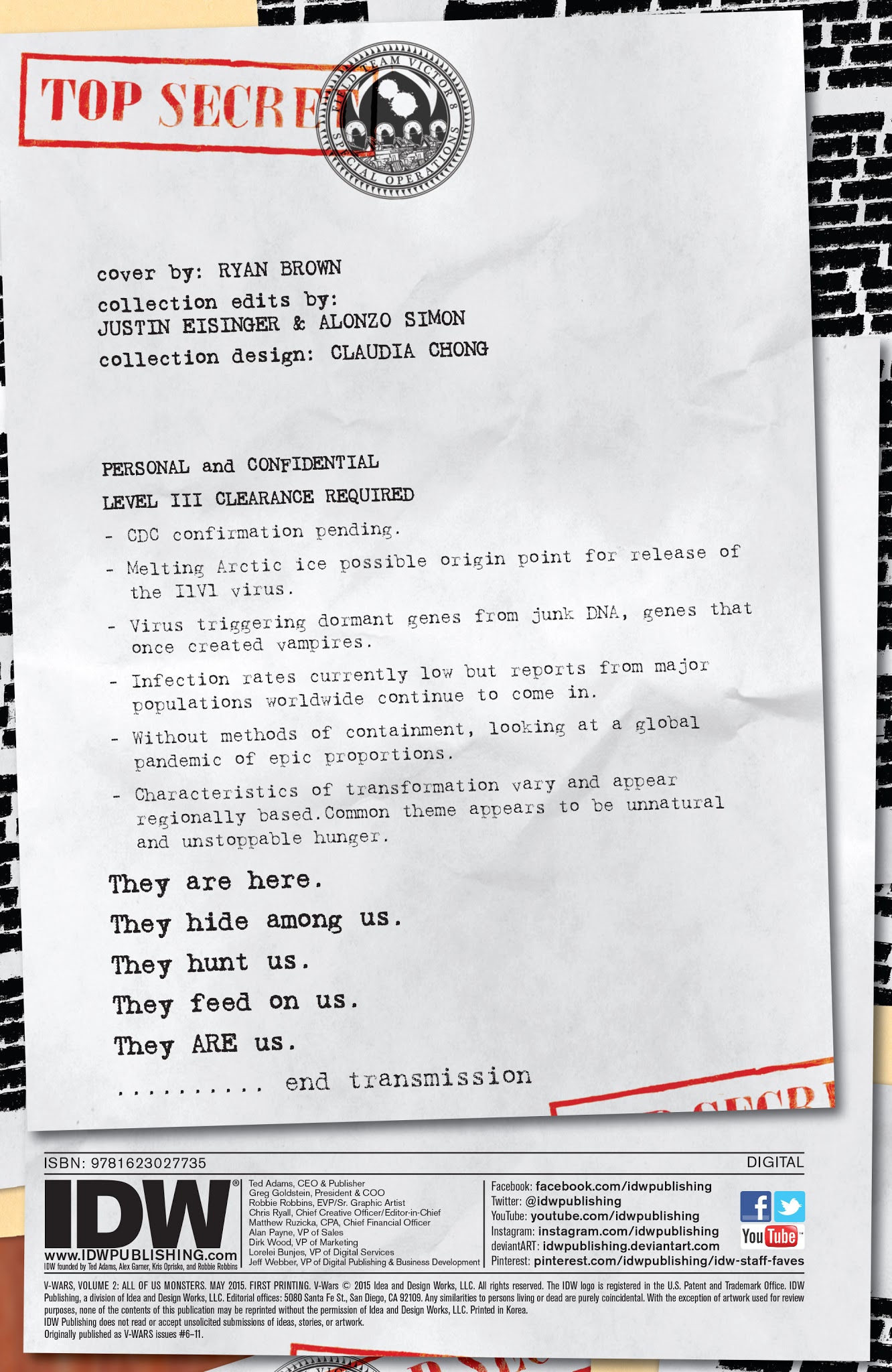 Read online V-Wars comic -  Issue # TPB 2 - 3