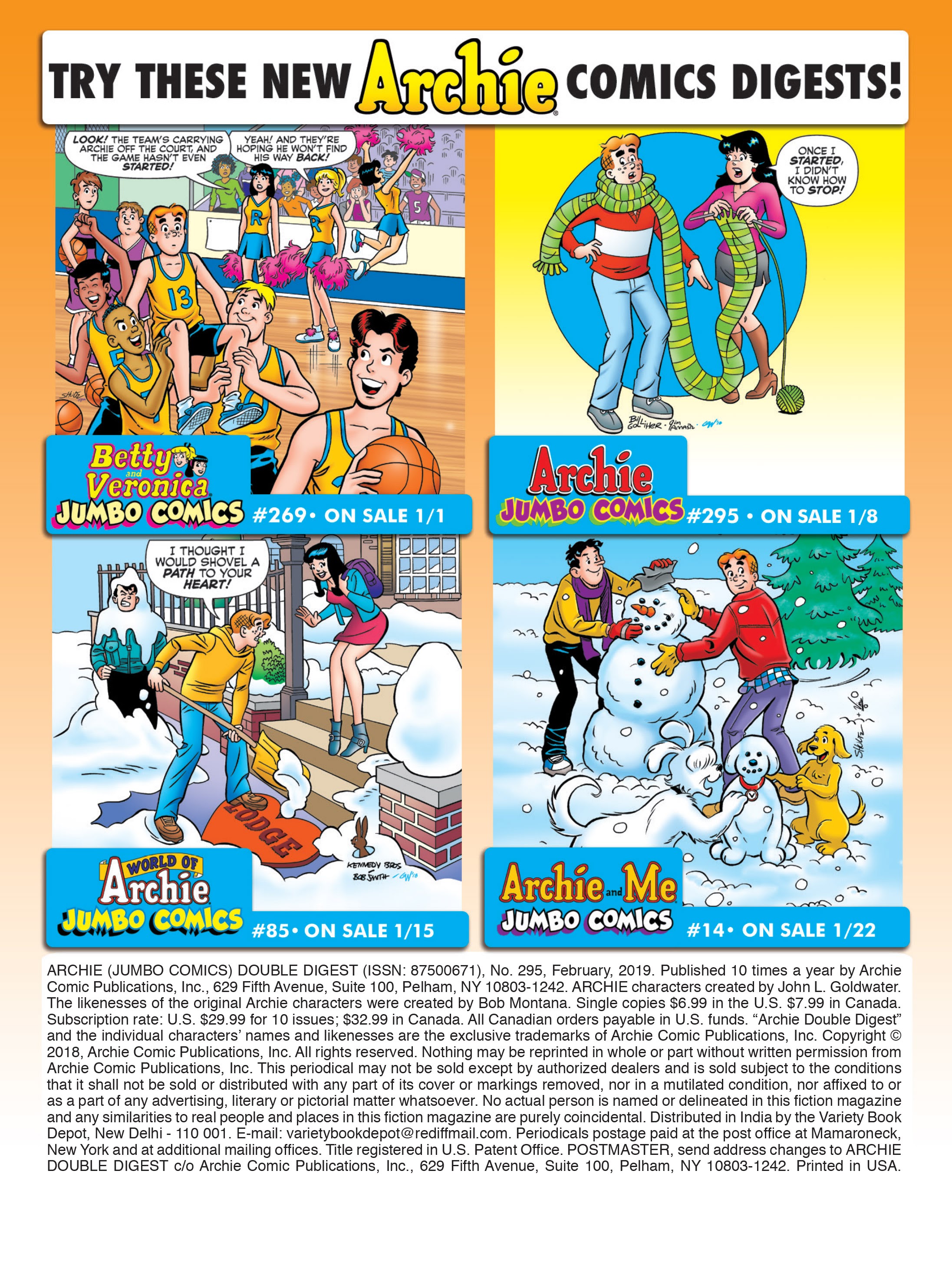 Read online Archie's Double Digest Magazine comic -  Issue #295 - 182