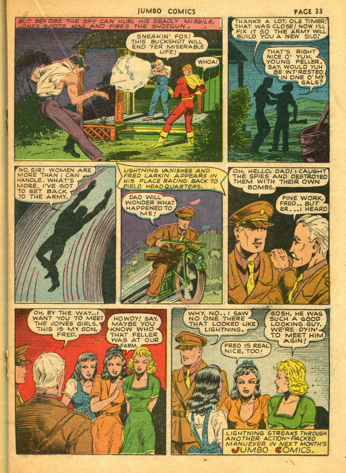 Read online Jumbo Comics comic -  Issue #34 - 36
