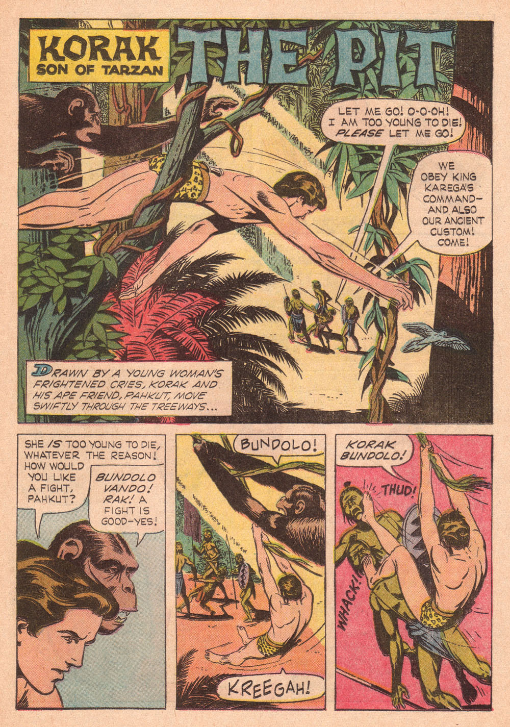 Read online Korak, Son of Tarzan (1964) comic -  Issue #10 - 21