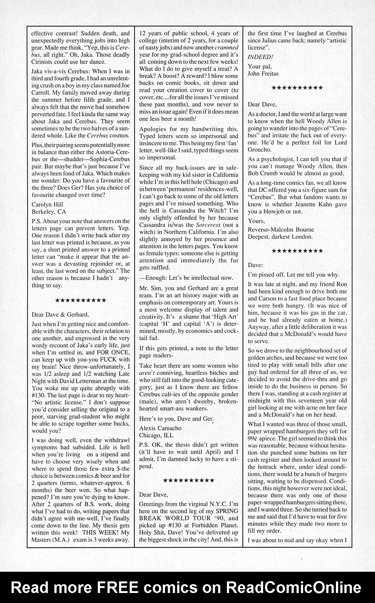 Cerebus Issue #135 #134 - English 23