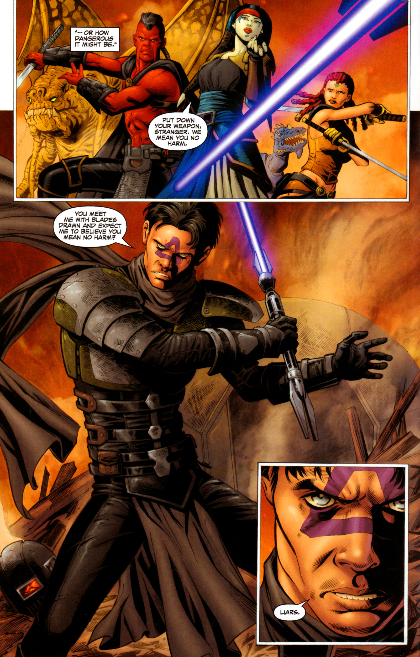 Read online Star Wars: Dawn Of The Jedi - Force Storm comic -  Issue #3 - 4