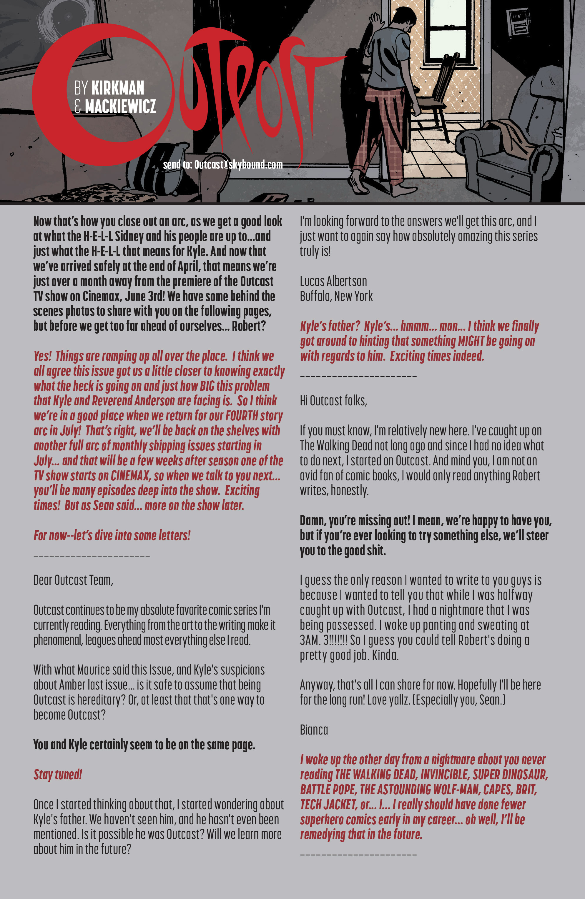 Read online Outcast by Kirkman & Azaceta comic -  Issue #18 - 21