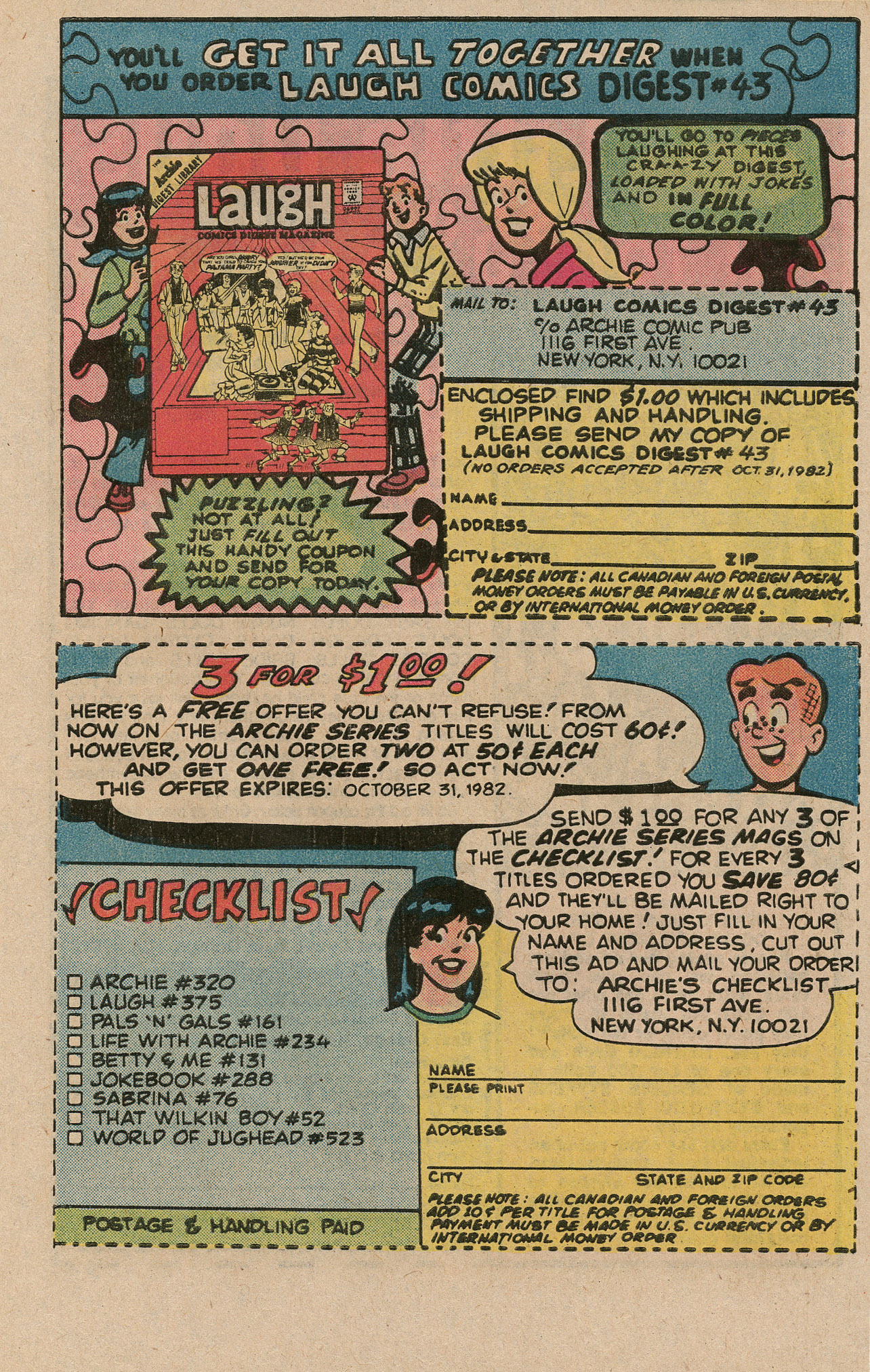 Read online Archie's TV Laugh-Out comic -  Issue #87 - 27