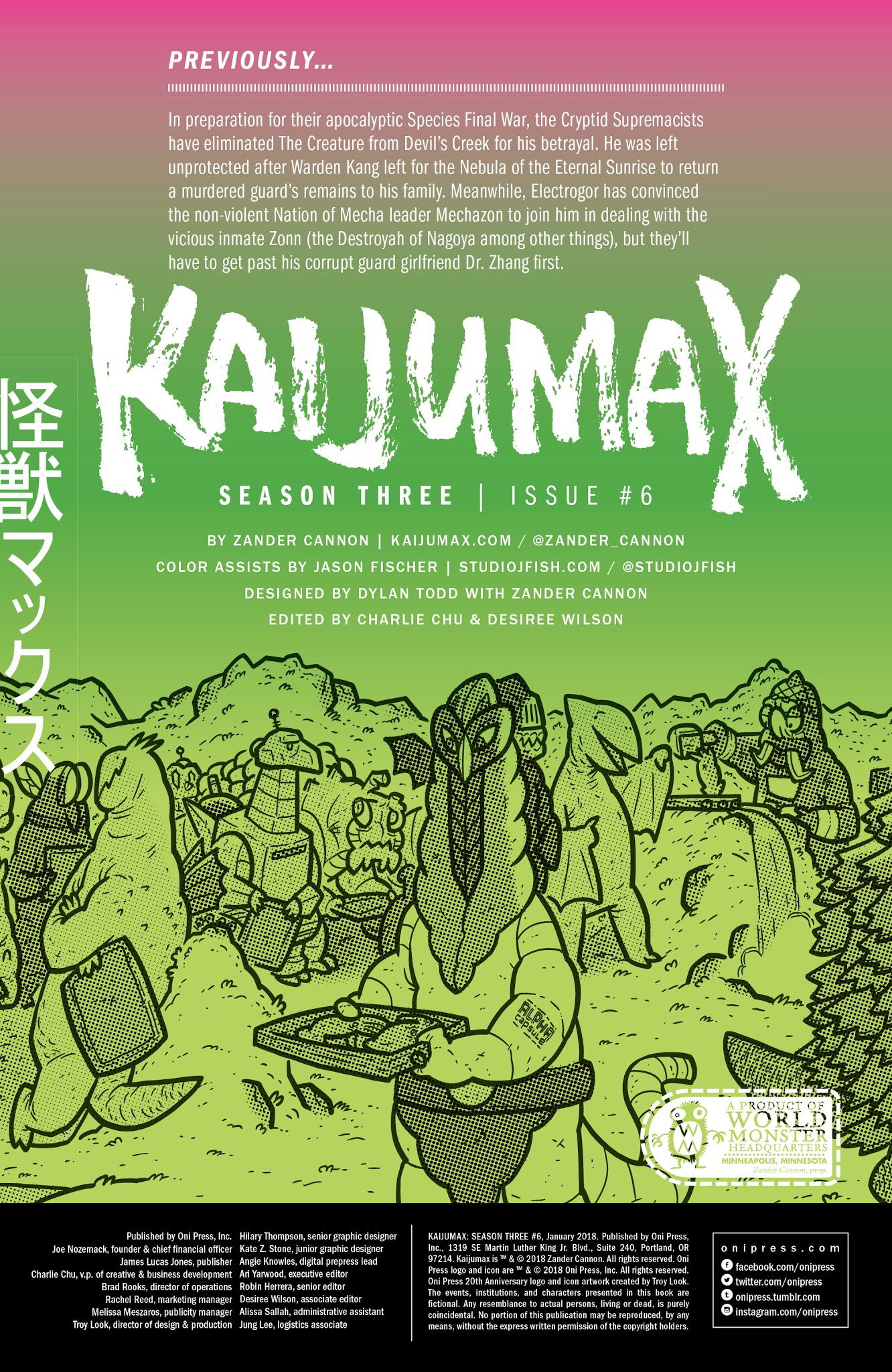 Read online Kaijumax: Season Three comic -  Issue #6 - 2