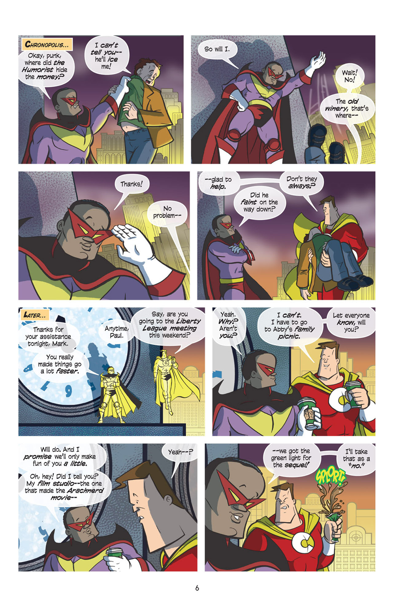 Read online Love and Capes comic -  Issue #4 - 7