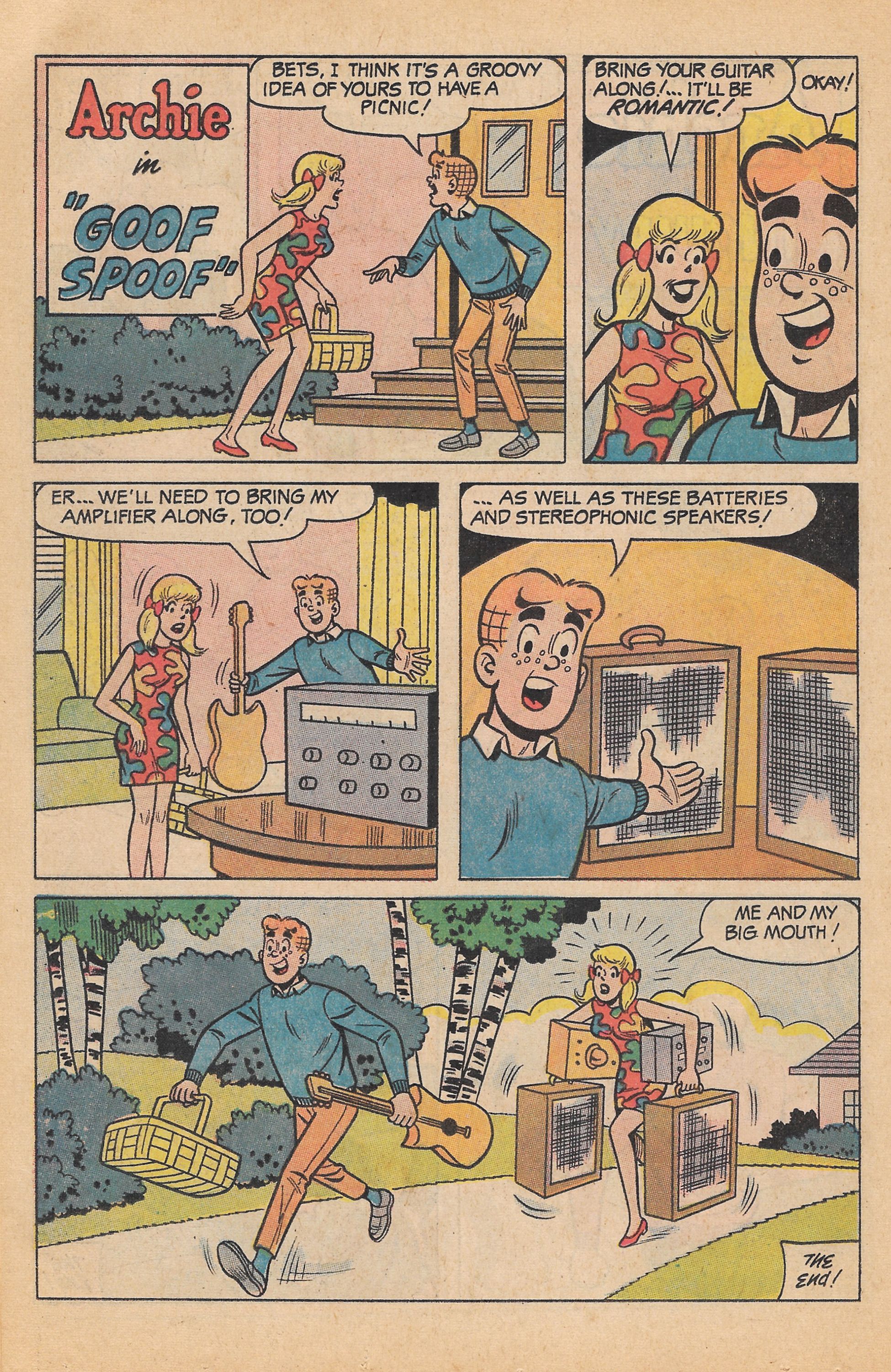 Read online Archie's TV Laugh-Out comic -  Issue #7 - 38