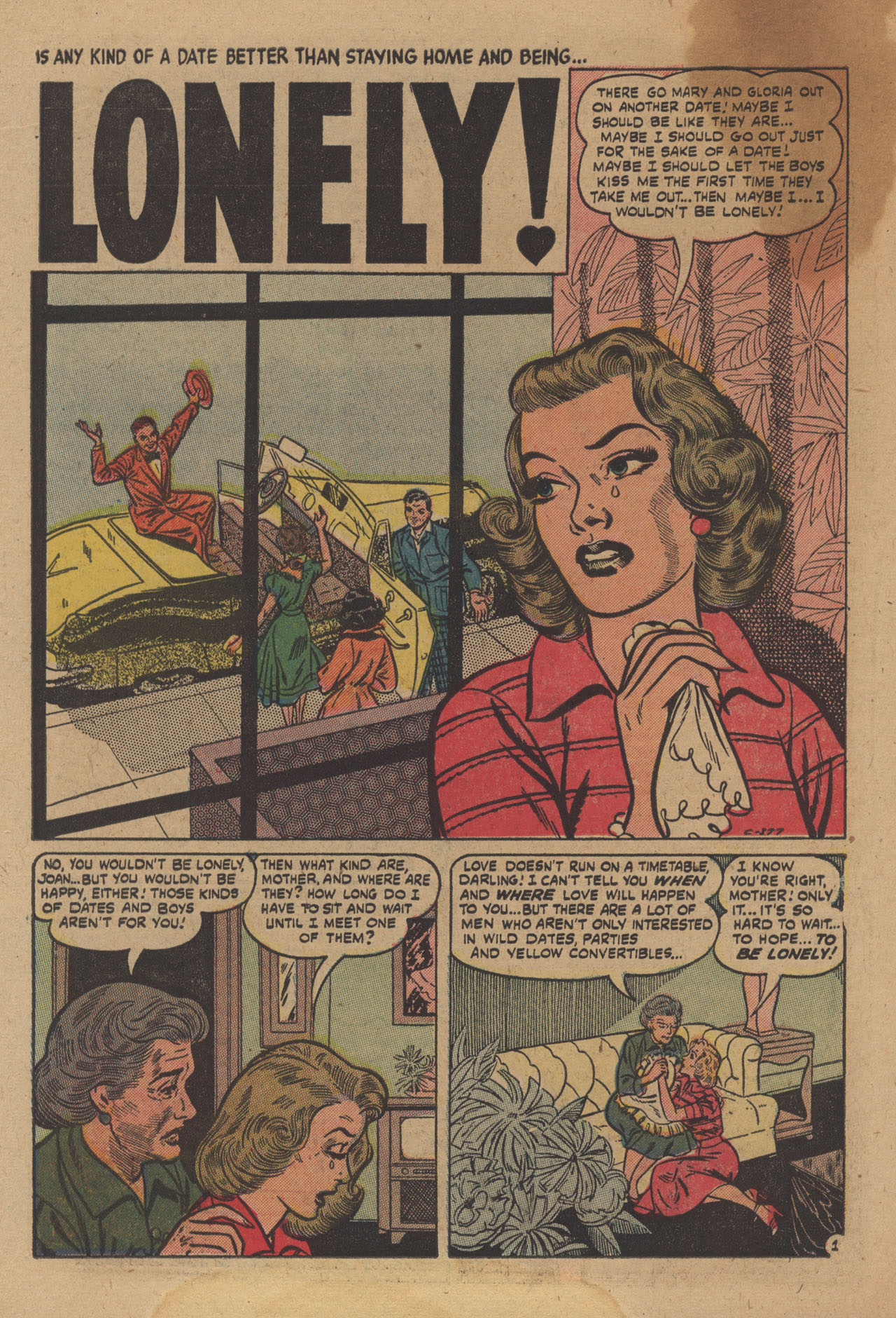 Read online Love Romances comic -  Issue #28 - 22