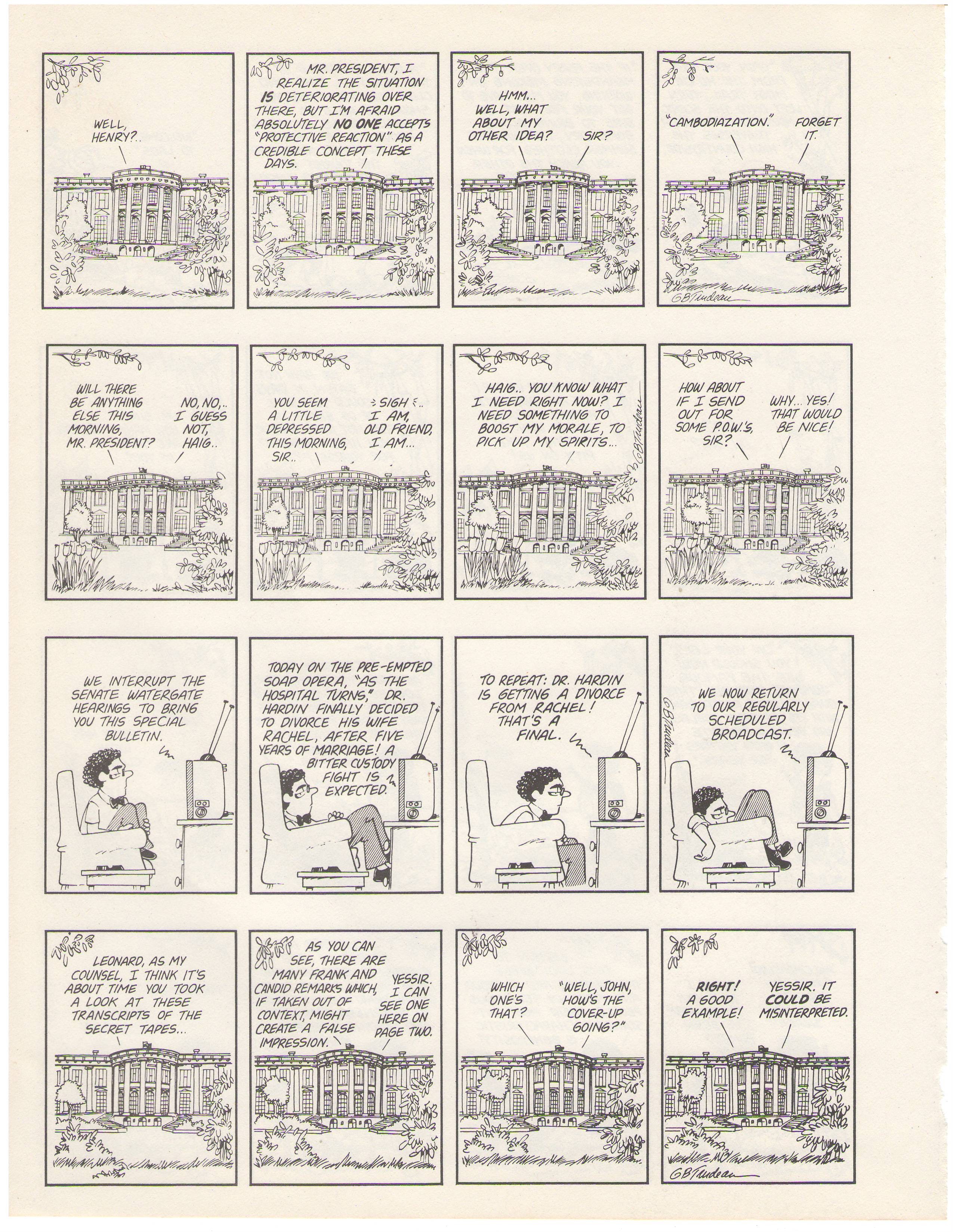 Read online The Doonesbury Chronicles comic -  Issue # TPB (Part 1) - 86