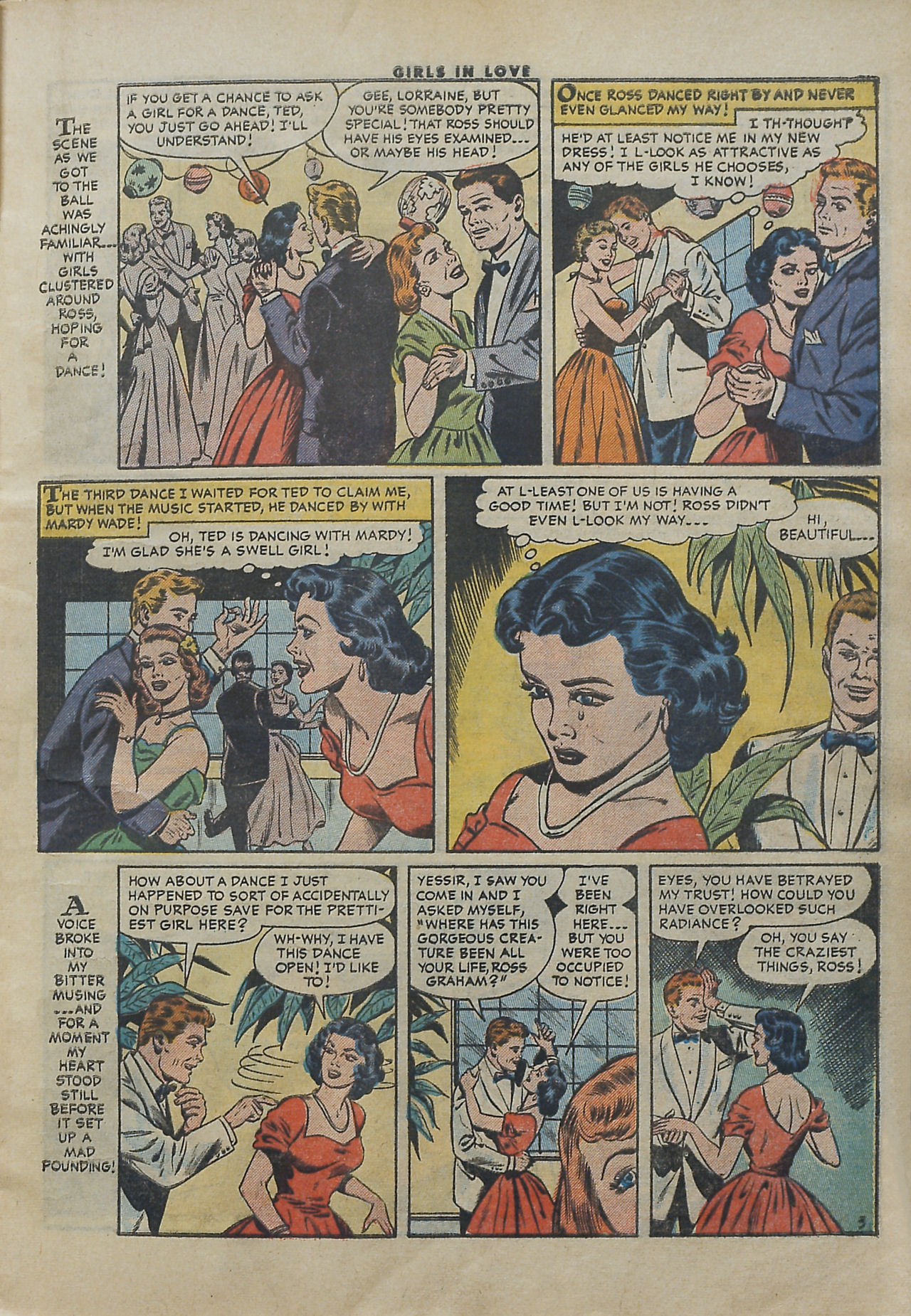 Read online Girls in Love (1955) comic -  Issue #53 - 5