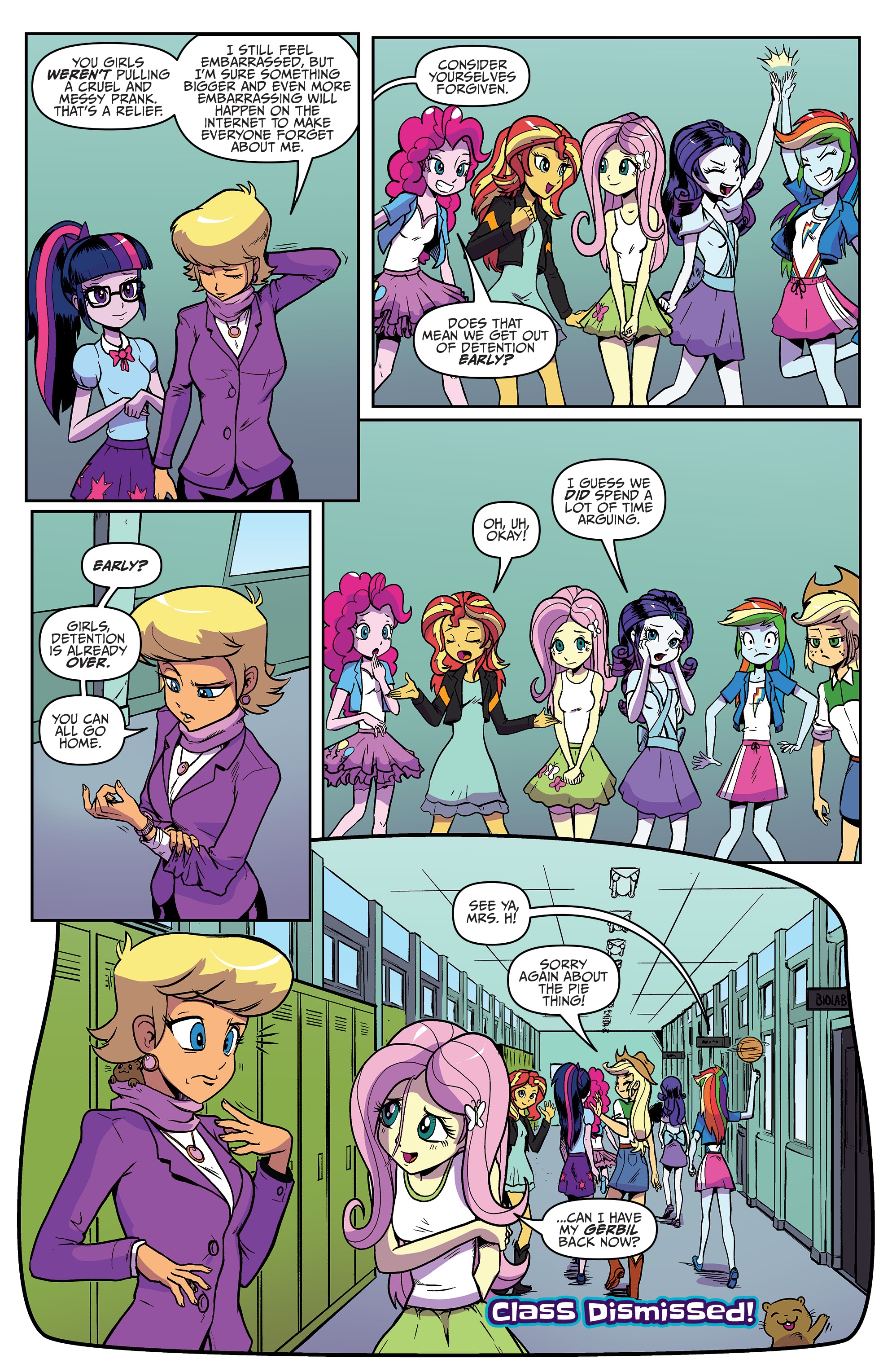 Read online My Little Pony Equestria Girls: Canterlot High: March Radness comic -  Issue # Full - 13