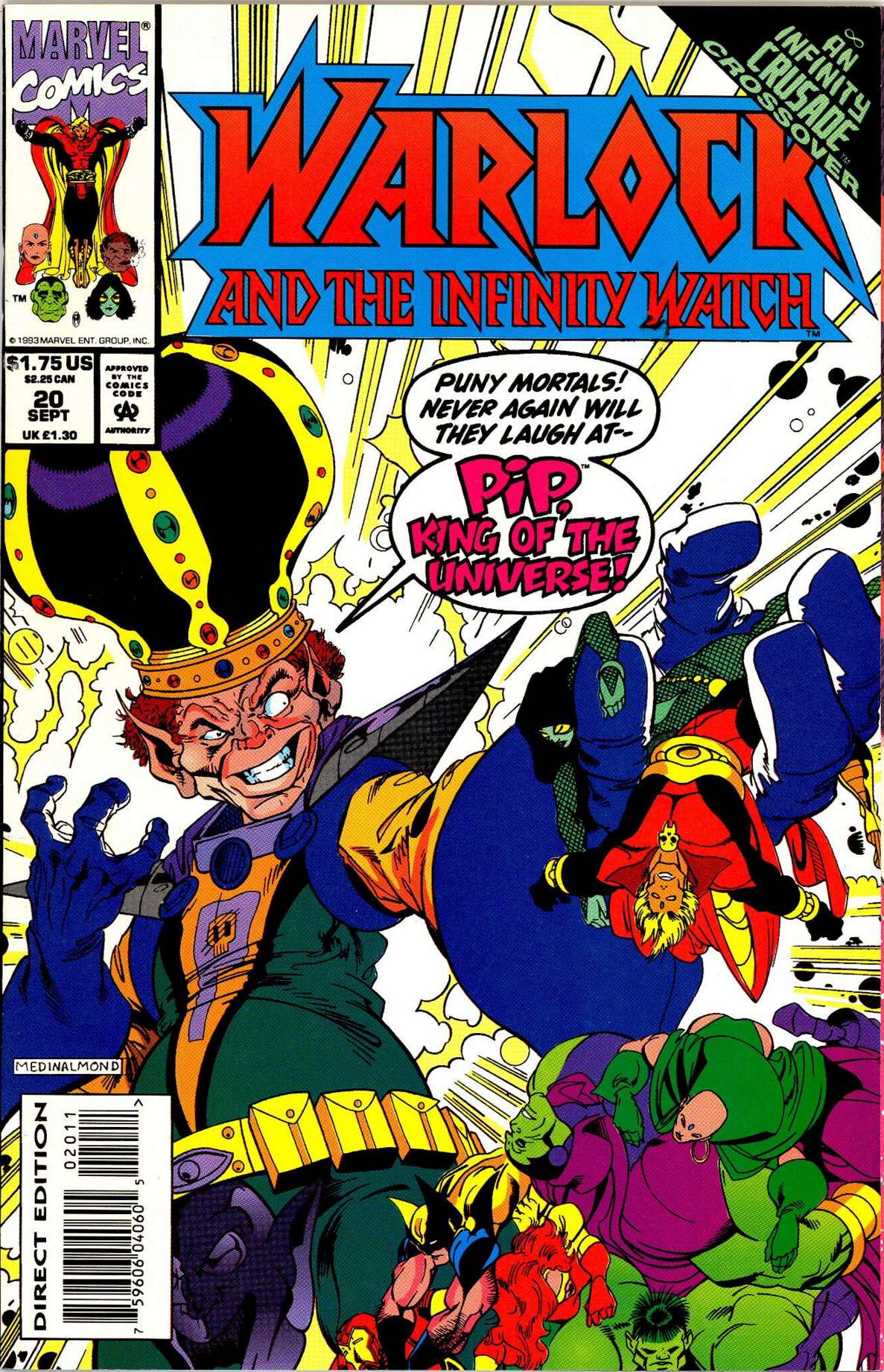 Read online Warlock and the Infinity Watch comic -  Issue #20 - 1