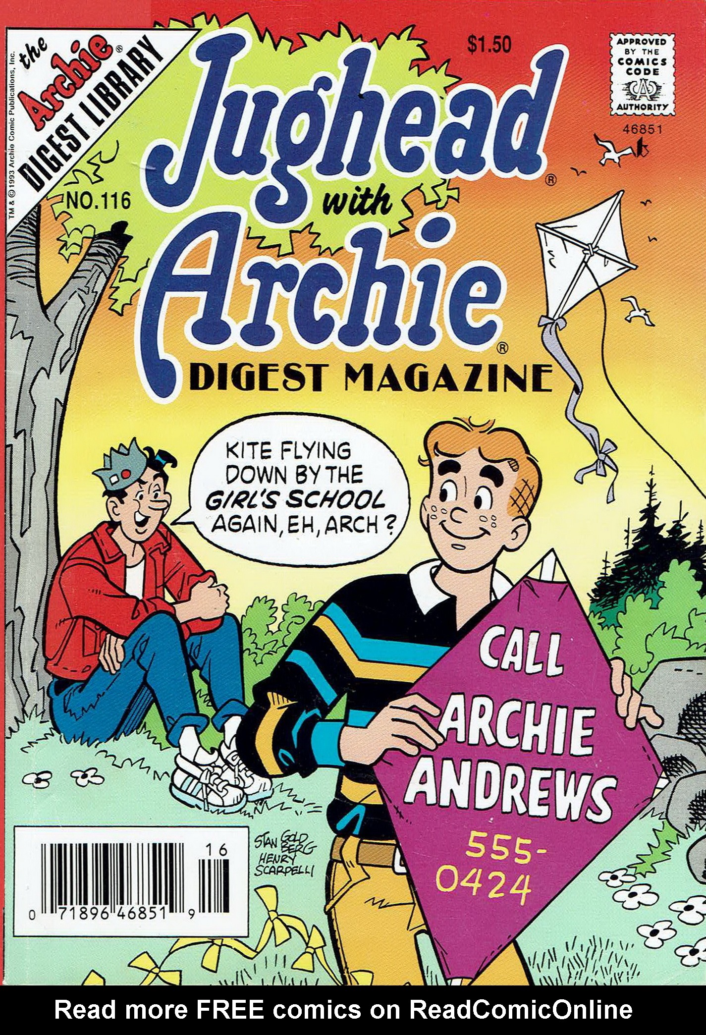 Read online Jughead with Archie Digest Magazine comic -  Issue #116 - 1