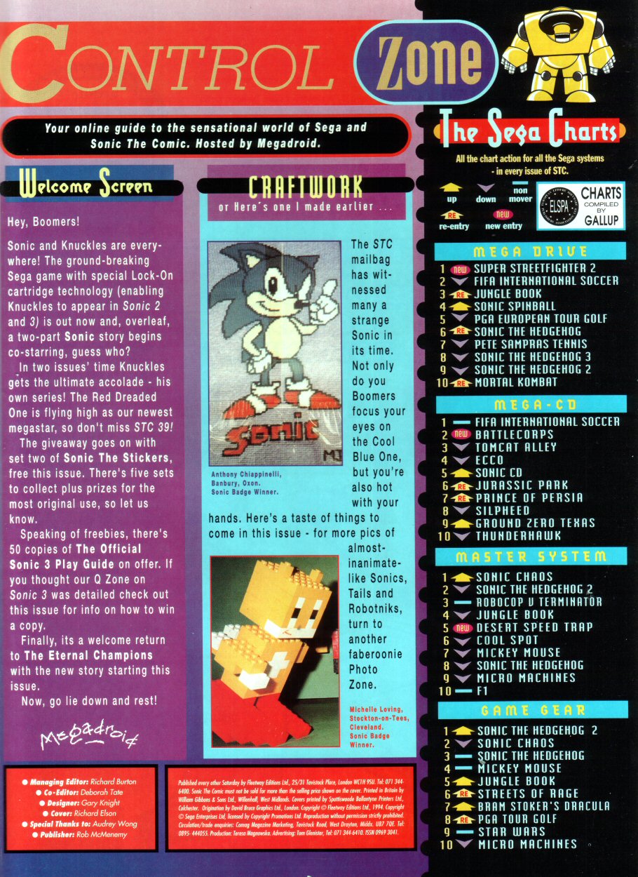 Read online Sonic the Comic comic -  Issue #37 - 2