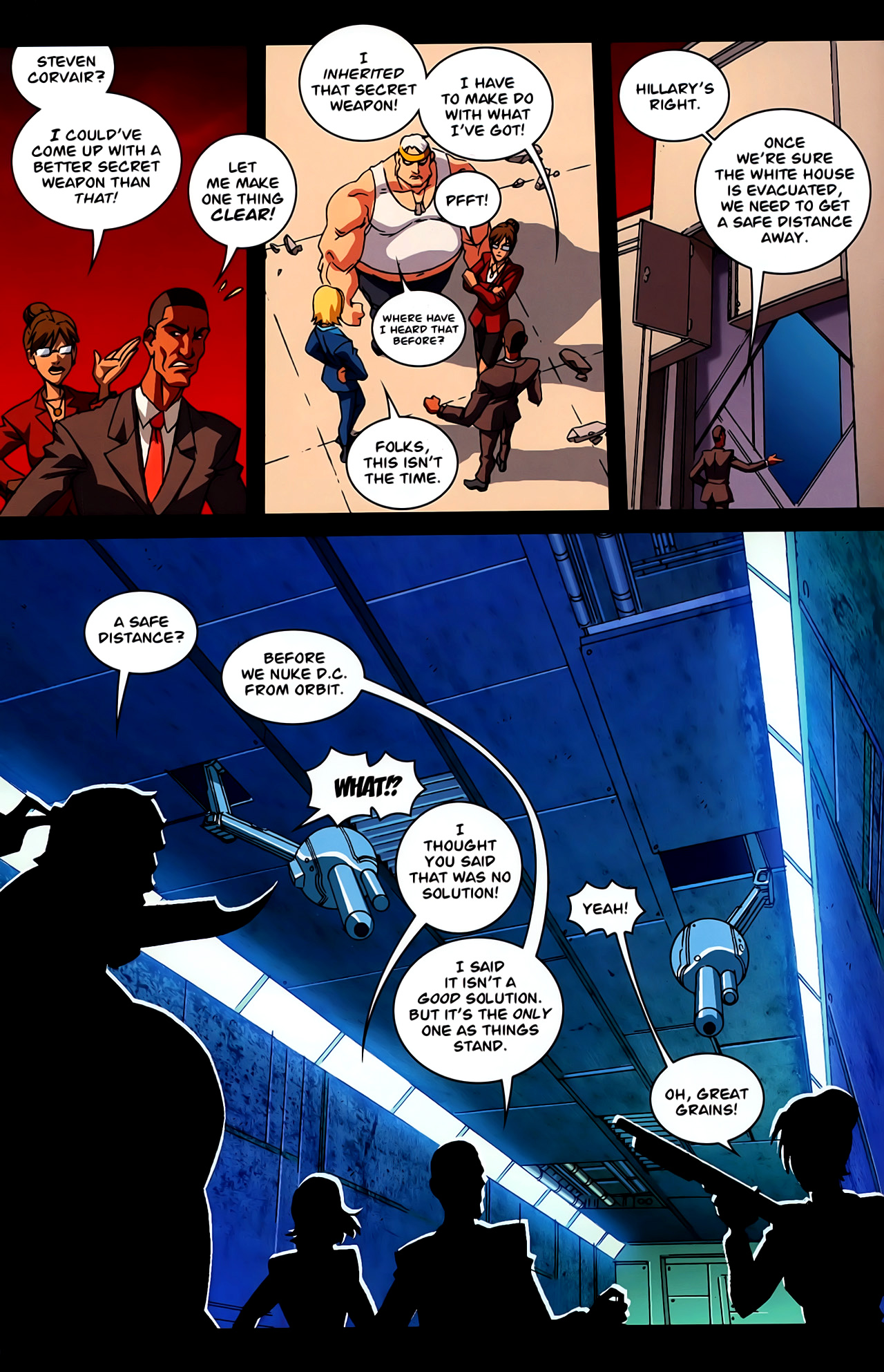Read online President Evil comic -  Issue #2 - 6