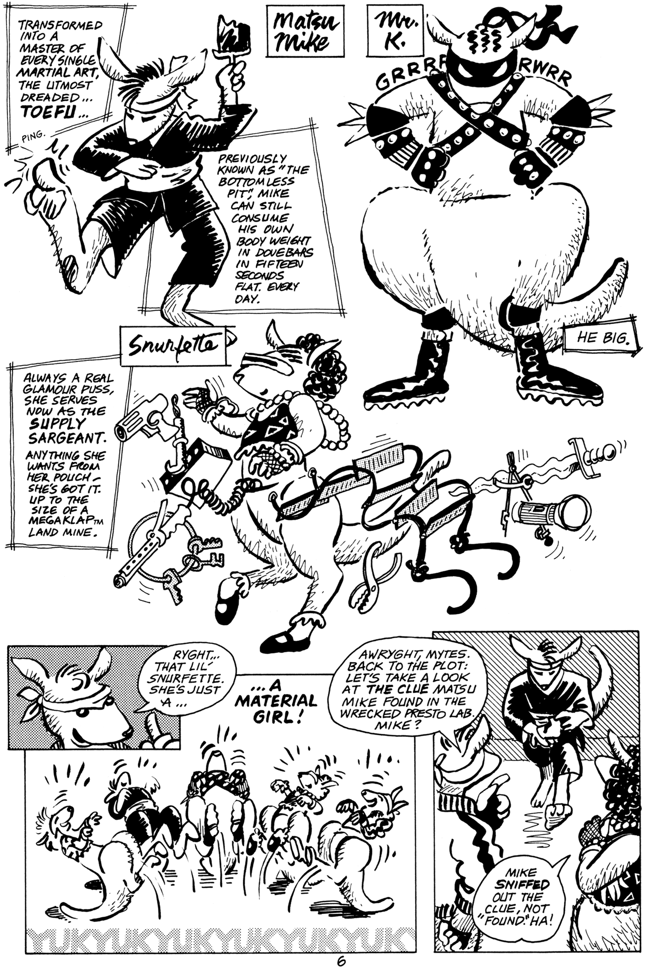 Read online Pre-Teen Dirty-Gene Kung-Fu Kangaroos comic -  Issue #1 - 8