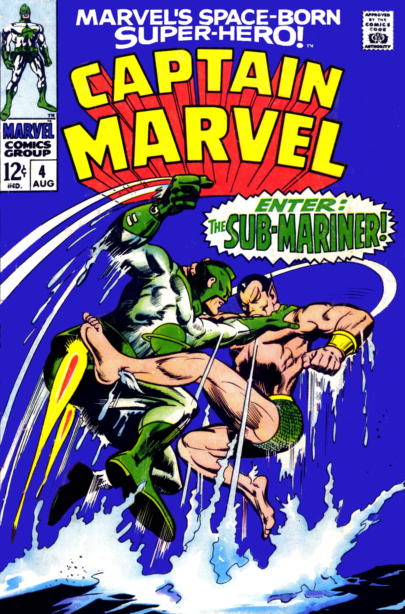 Read online Captain Marvel (1968) comic -  Issue #4 - 1