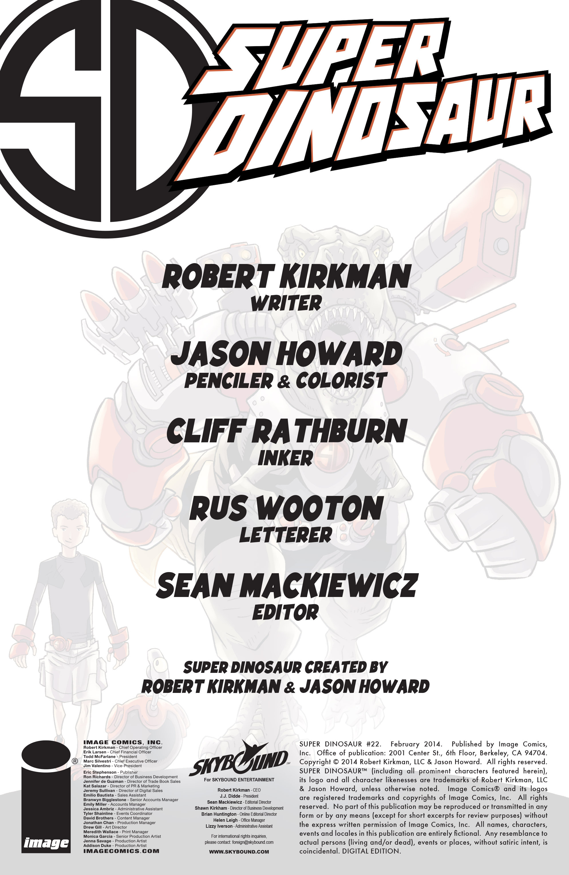 Read online Super Dinosaur (2011) comic -  Issue #22 - 2