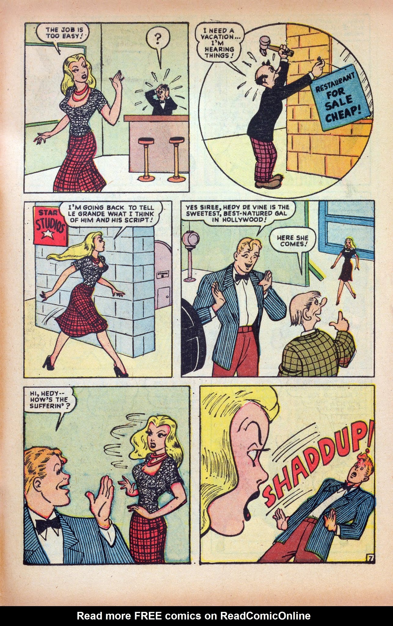 Read online Hedy De Vine Comics comic -  Issue #33 - 47