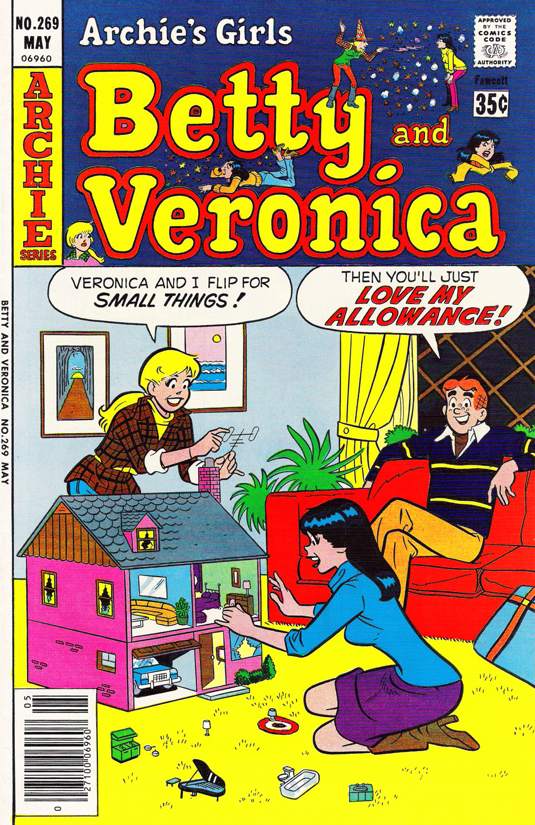 Read online Archie's Girls Betty and Veronica comic -  Issue #269 - 1