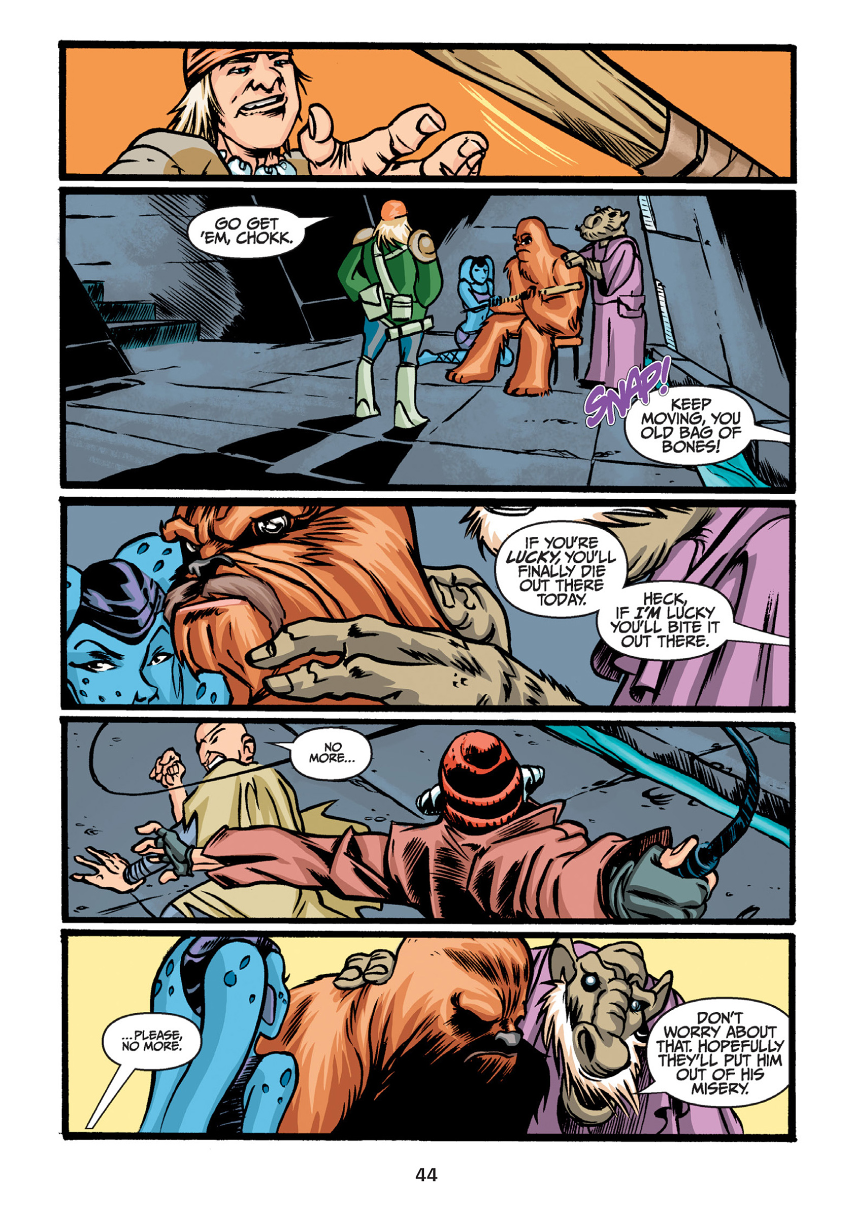 Read online Star Wars Adventures comic -  Issue # Issue Han Solo and the Hollow Moon of Khorya - 46