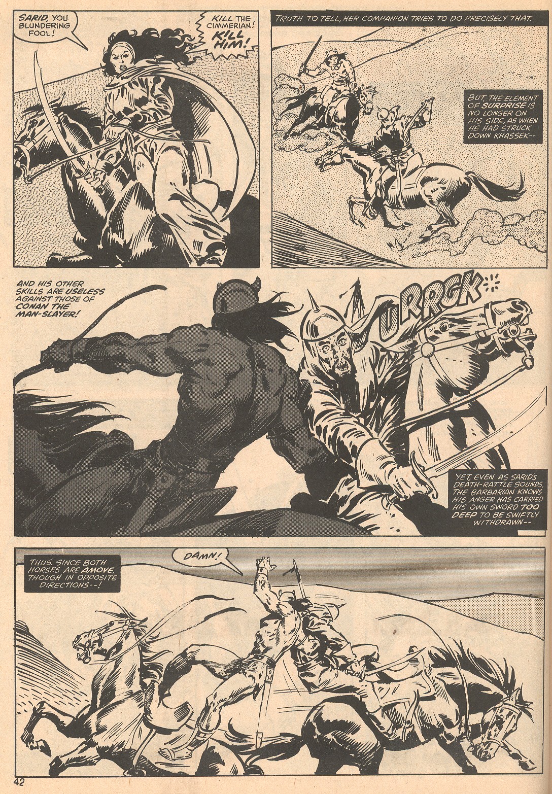 Read online The Savage Sword Of Conan comic -  Issue #56 - 42