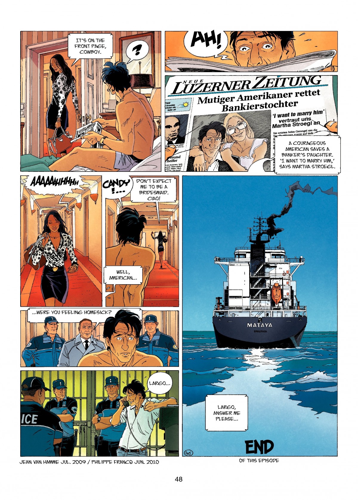 Read online Largo Winch comic -  Issue # TPB 13 - 48