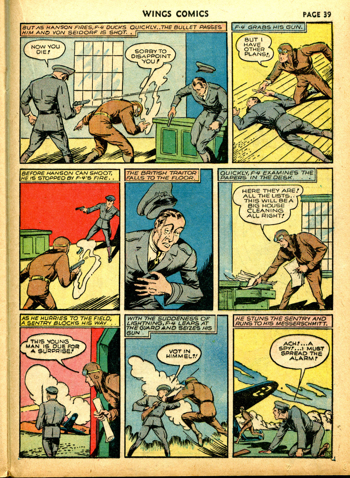 Read online Wings Comics comic -  Issue #6 - 41