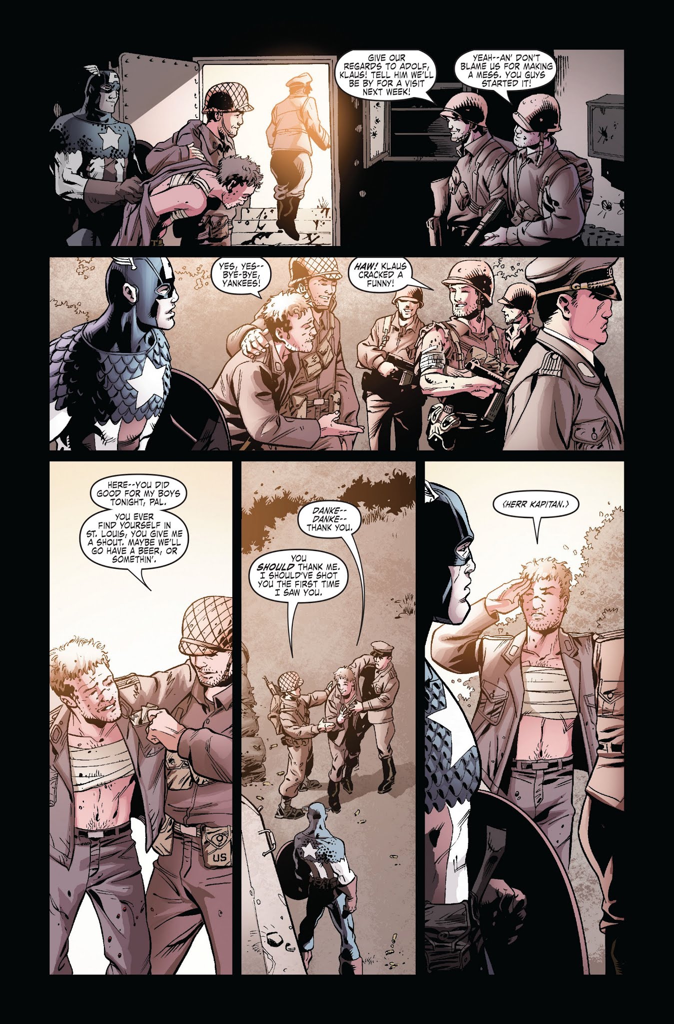 Read online Captain America Theater Of War: A Brother In Arms comic -  Issue # Full - 32
