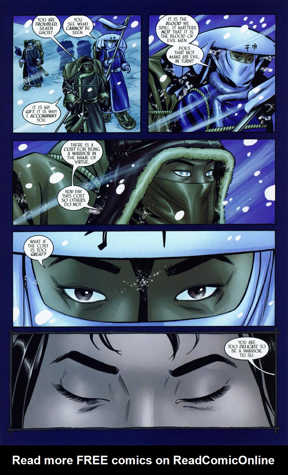 Read online Silken Ghost comic -  Issue #4 - 10