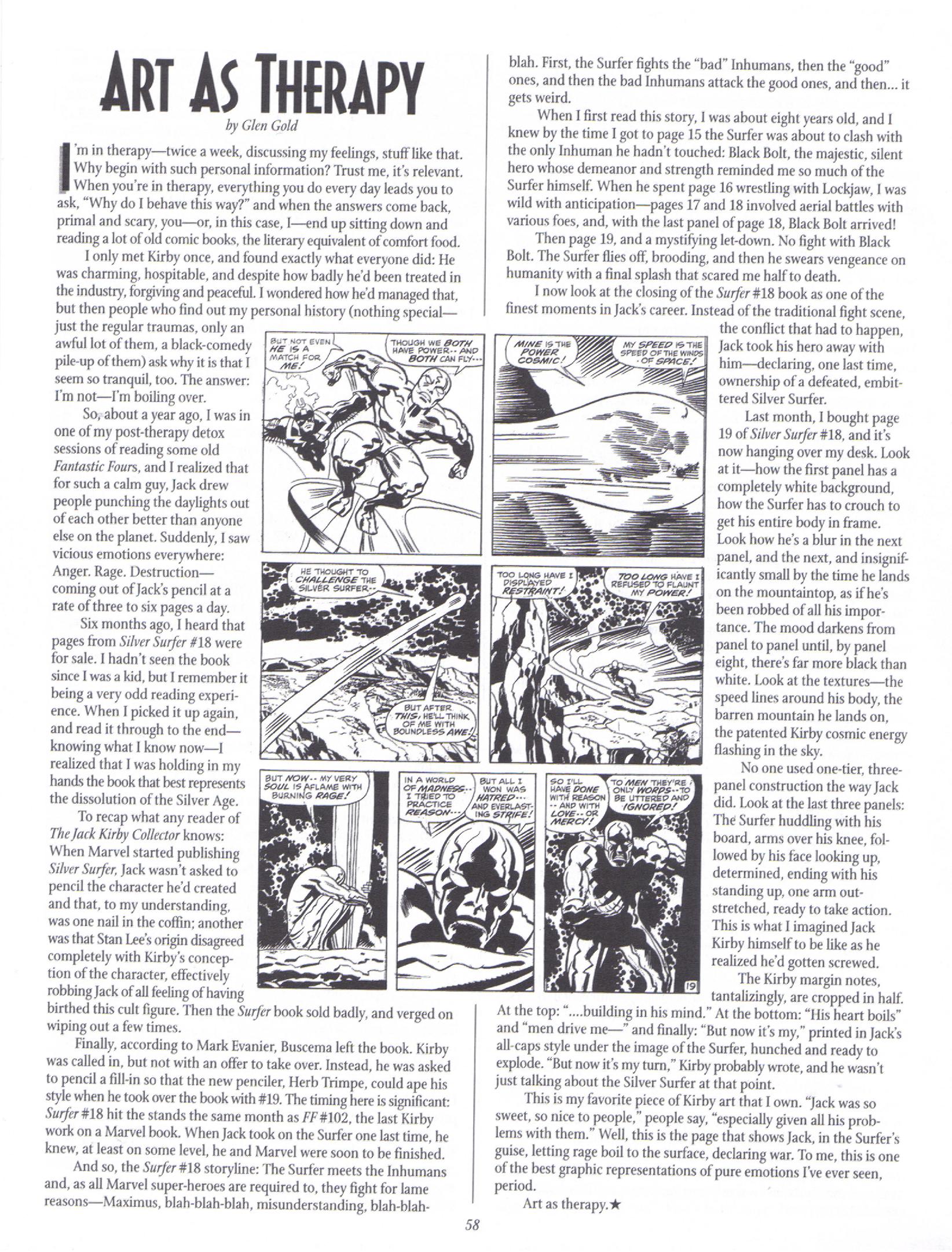 Read online The Jack Kirby Collector comic -  Issue #21 - 57