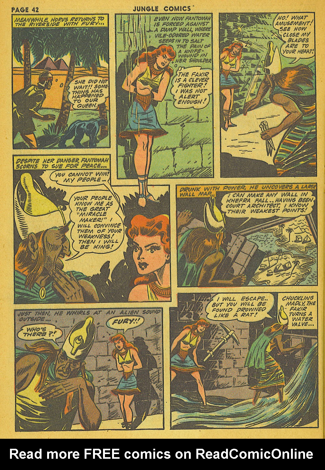 Read online Jungle Comics comic -  Issue #41 - 44