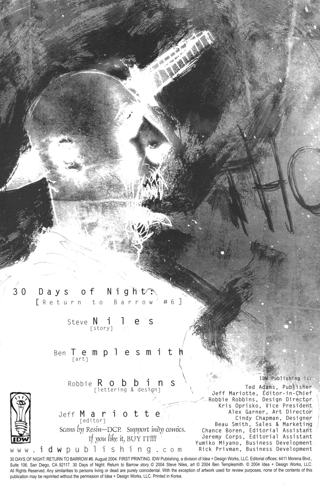 Read online 30 Days of Night: Return to Barrow comic -  Issue #6 - 2