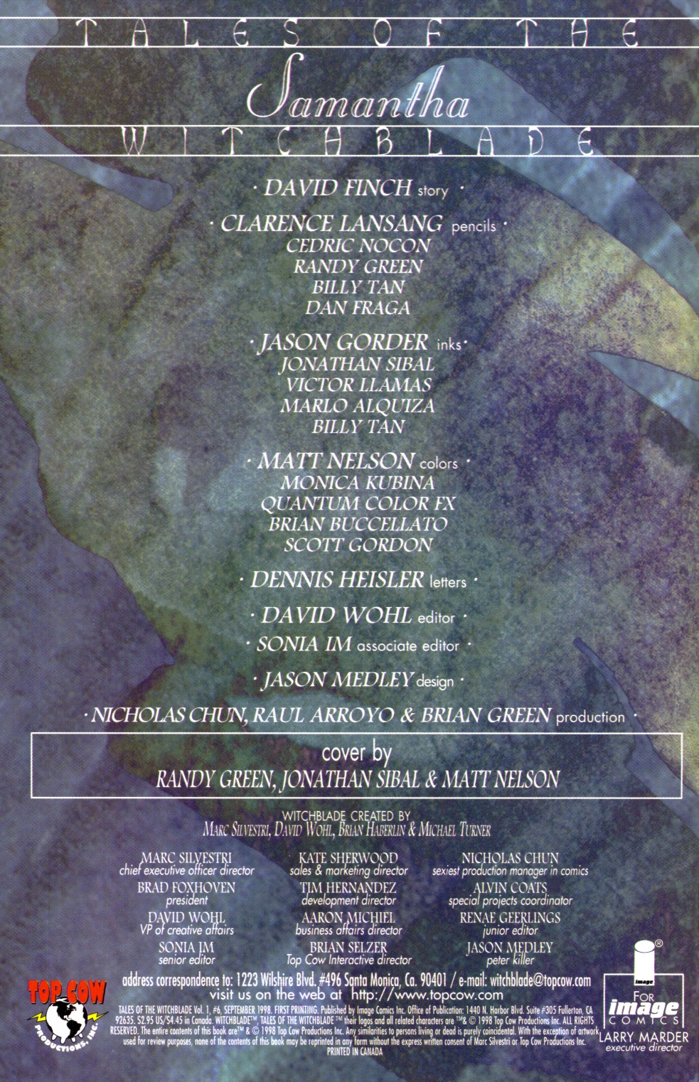 Read online Tales of the Witchblade comic -  Issue #6 - 2