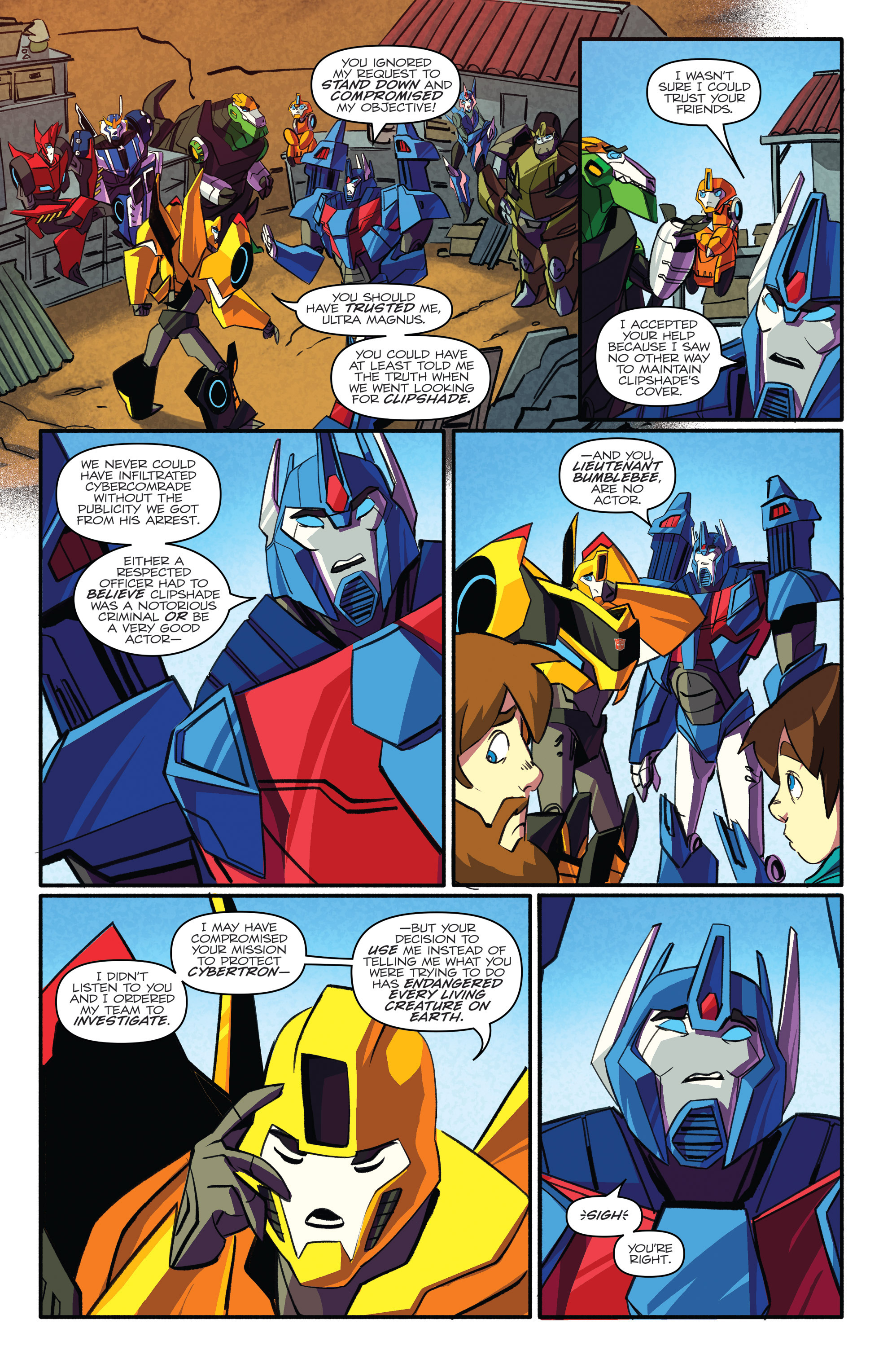 Read online Transformers: Robots In Disguise (2015) comic -  Issue #4 - 6