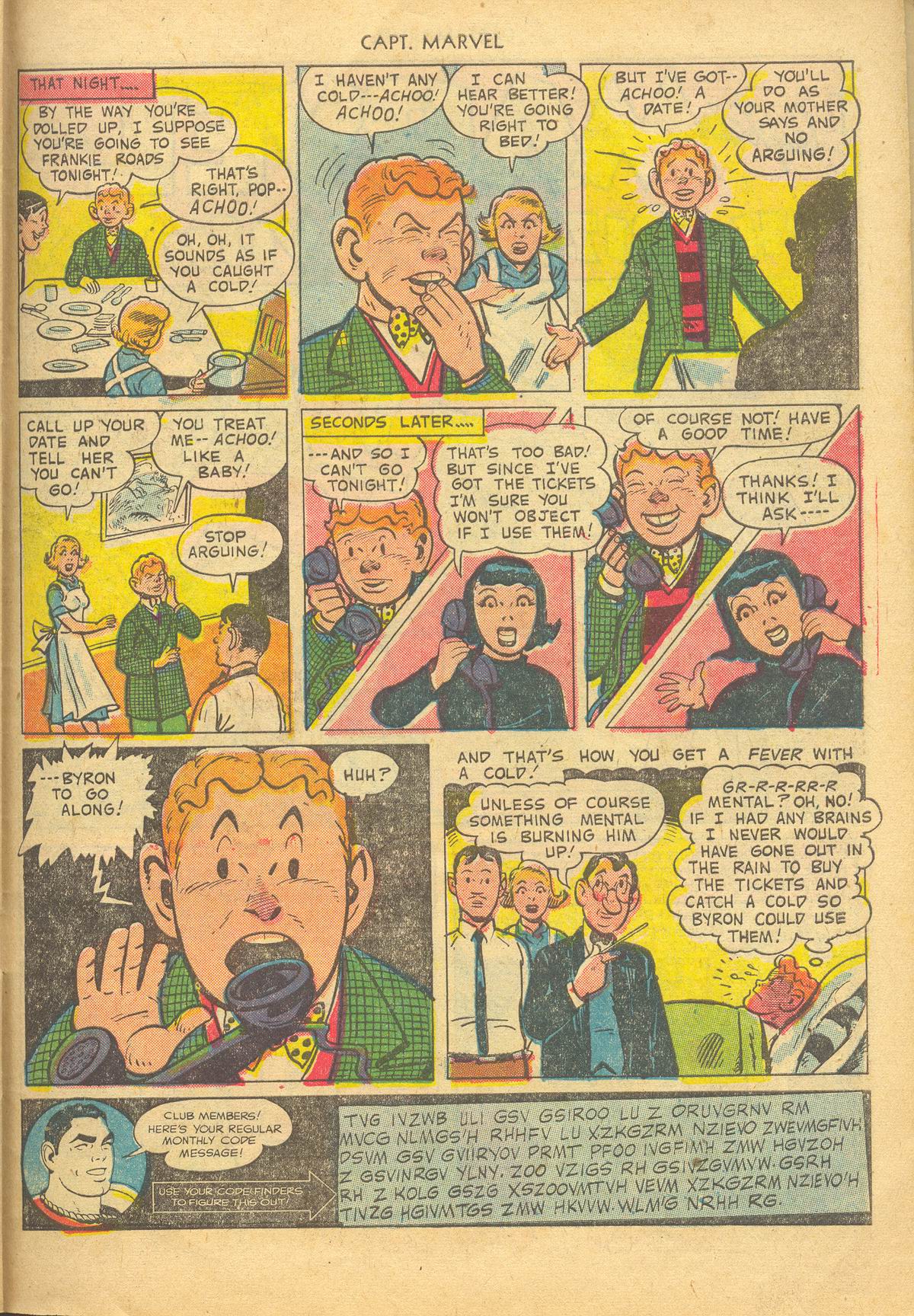 Read online Captain Marvel Adventures comic -  Issue #132 - 27