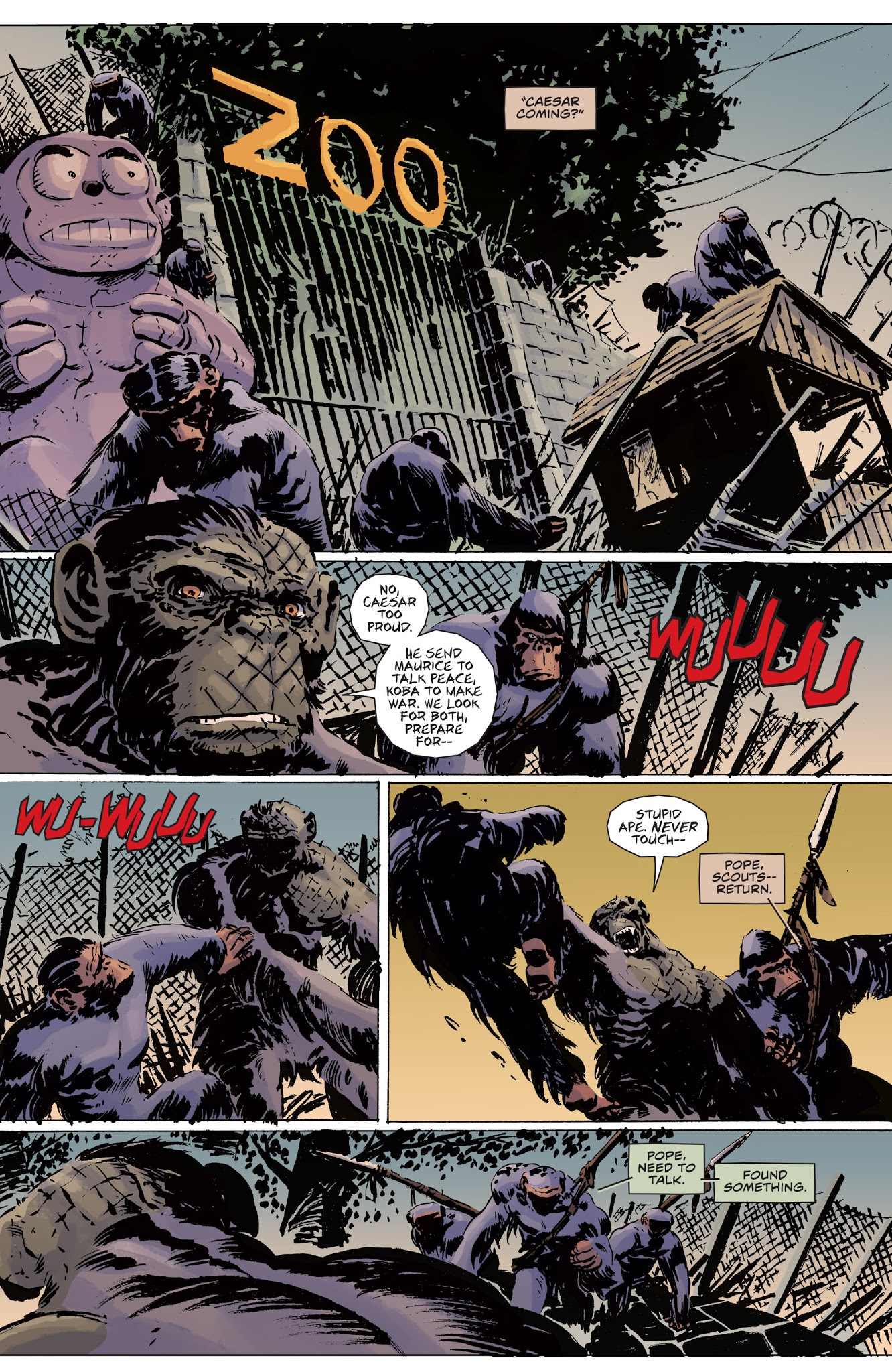 Read online Dawn of the Planet of the Apes comic -  Issue # TPB - 88