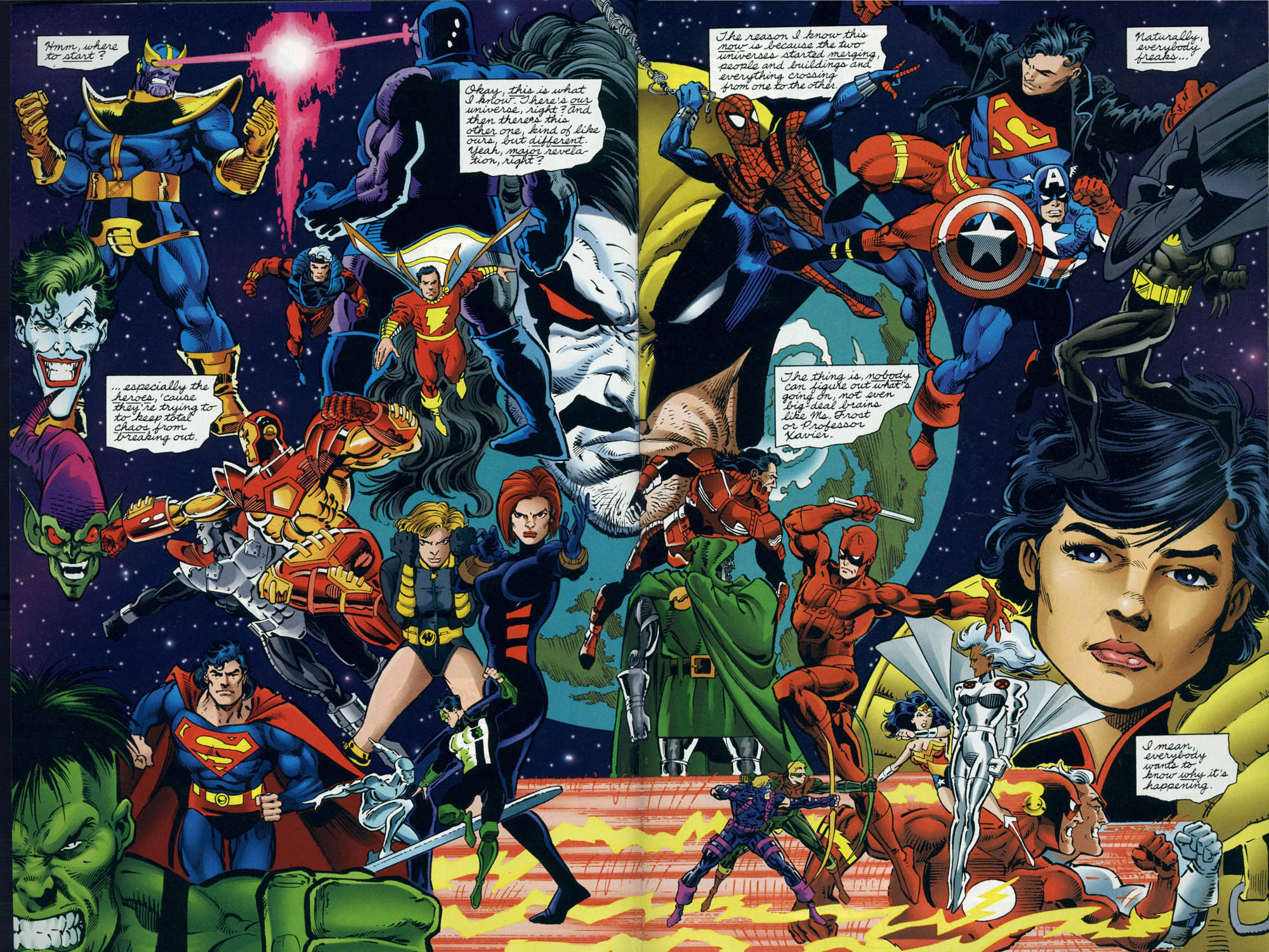 Read online DC vs. Marvel comic -  Issue #3 - 4
