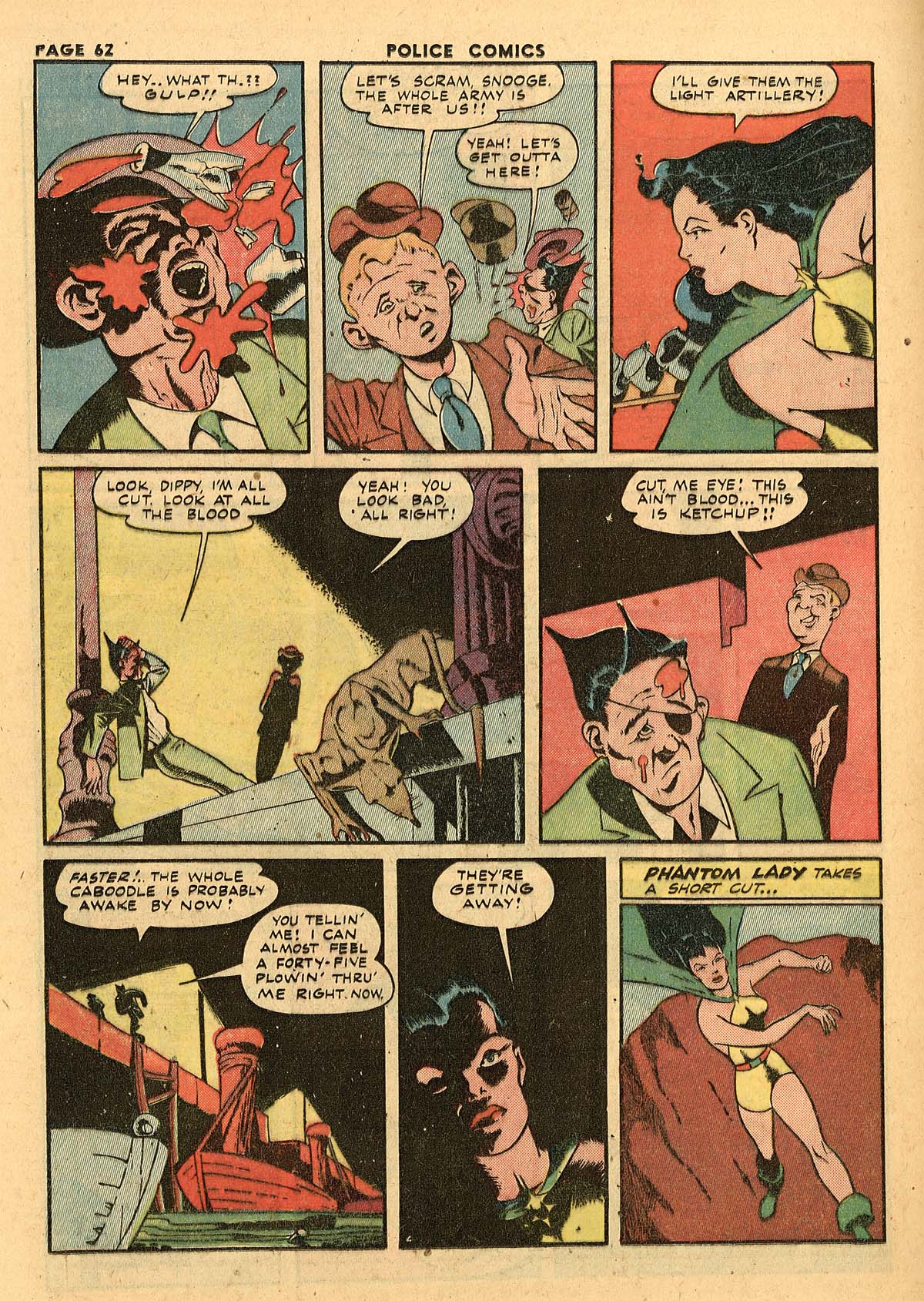 Read online Police Comics comic -  Issue #14 - 64