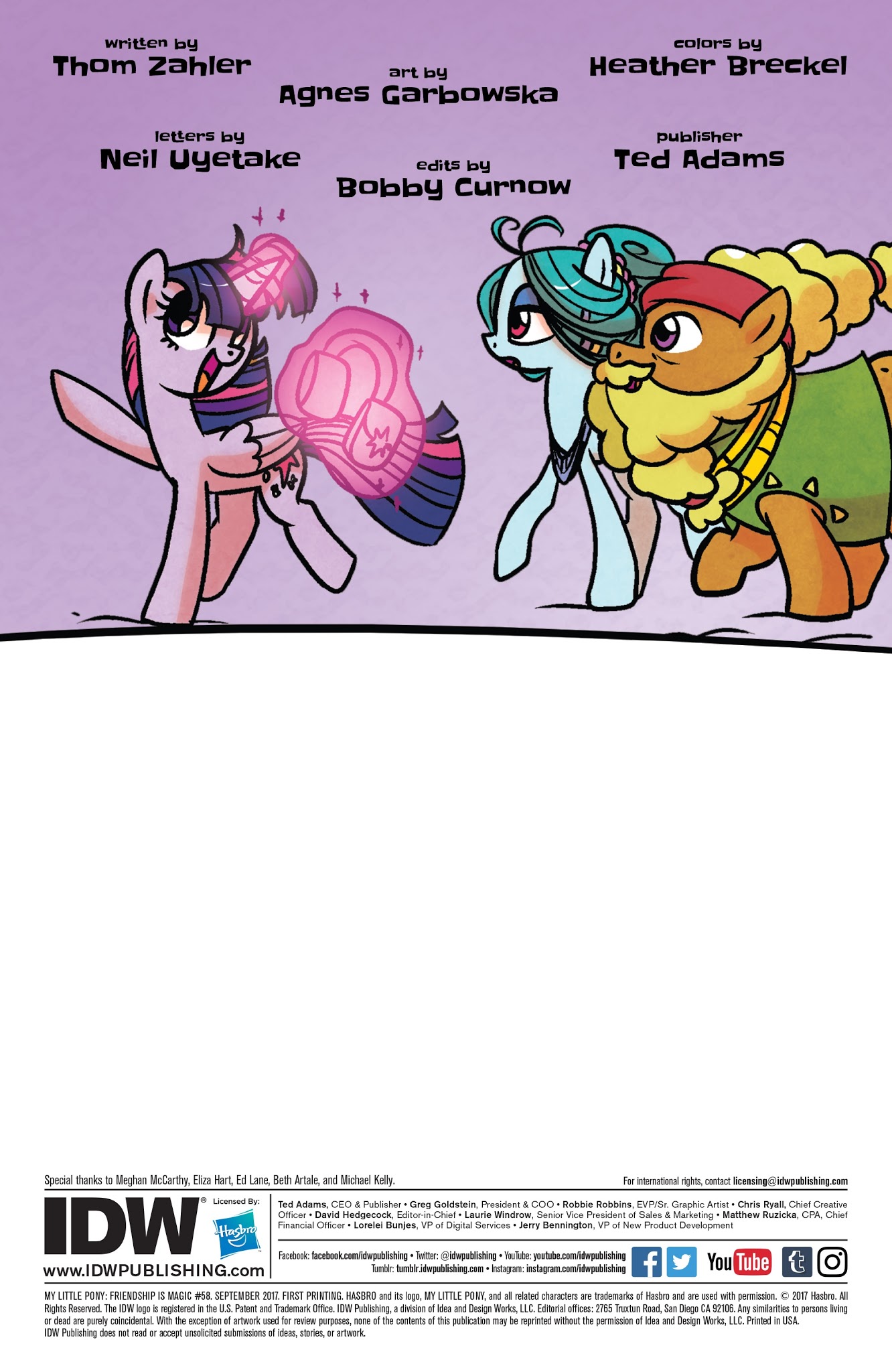 Read online My Little Pony: Friendship is Magic comic -  Issue #58 - 2