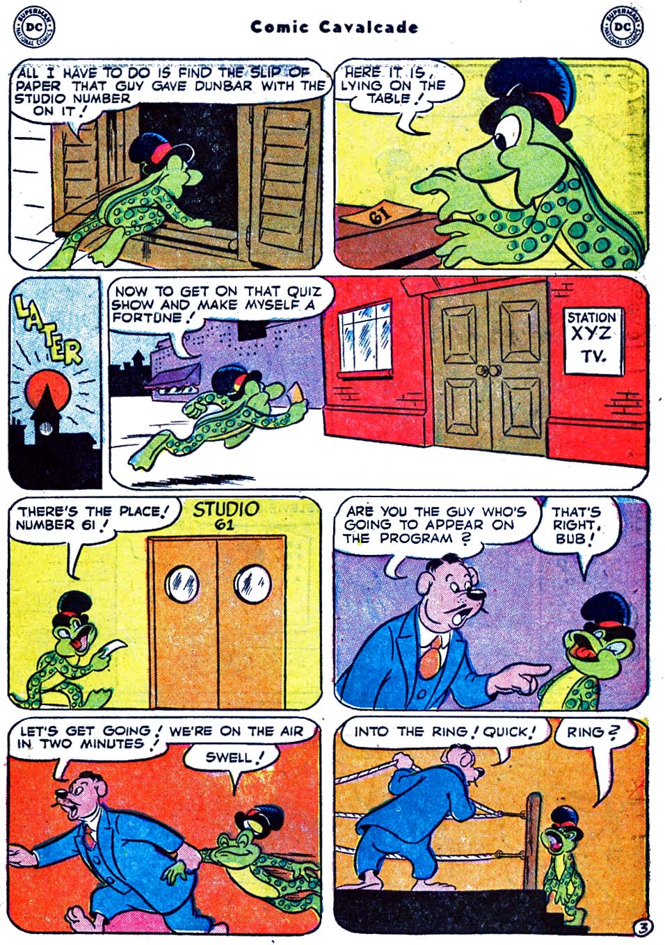 Read online Comic Cavalcade comic -  Issue #55 - 11