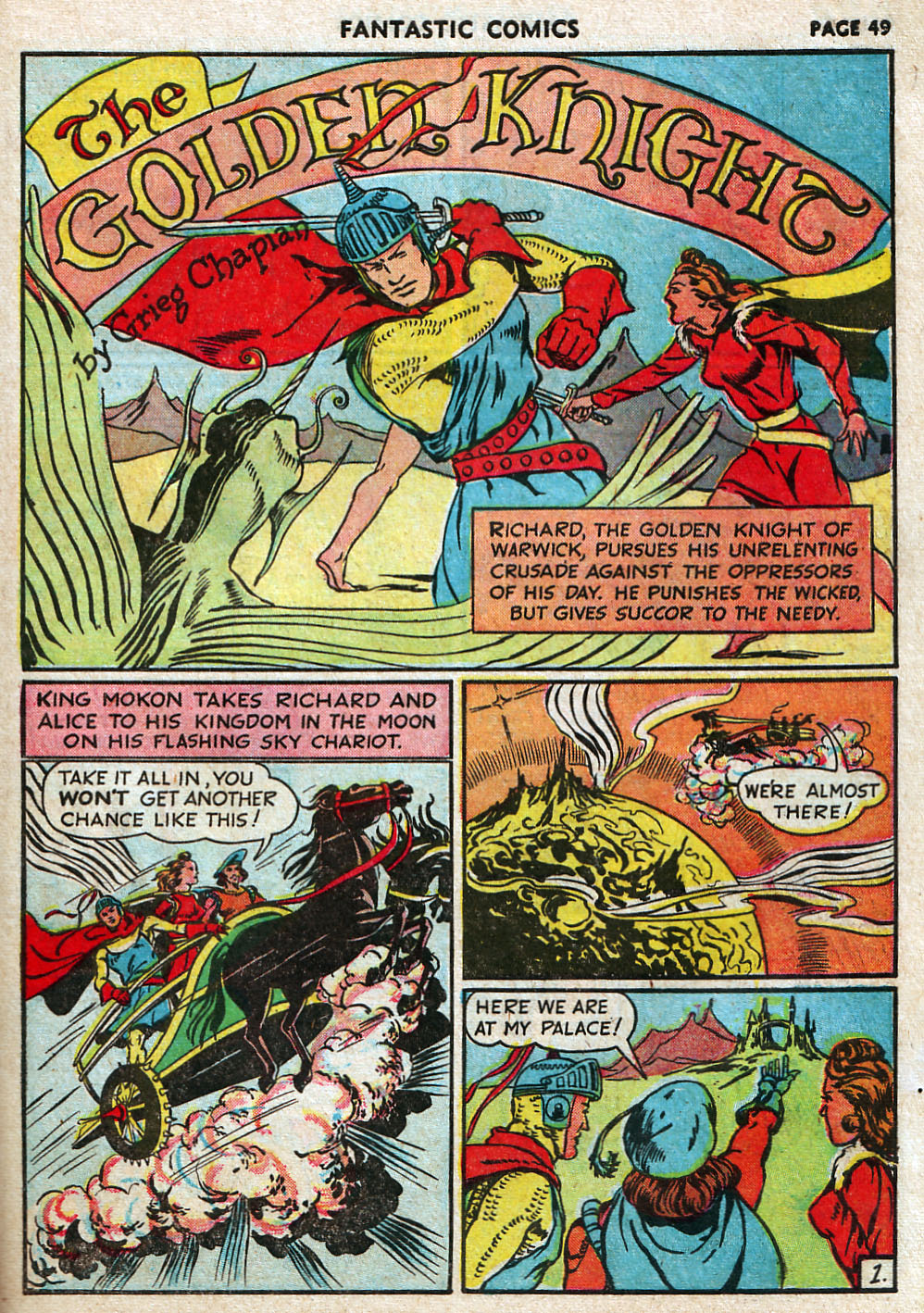 Read online Fantastic Comics comic -  Issue #17 - 50