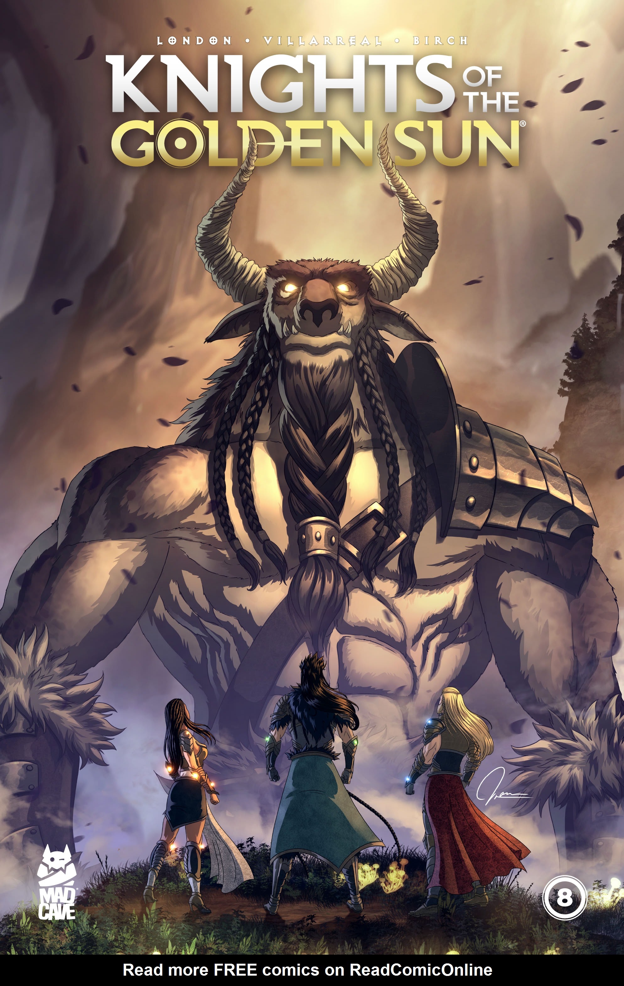 Read online Knights of the Golden Sun comic -  Issue #8 - 1