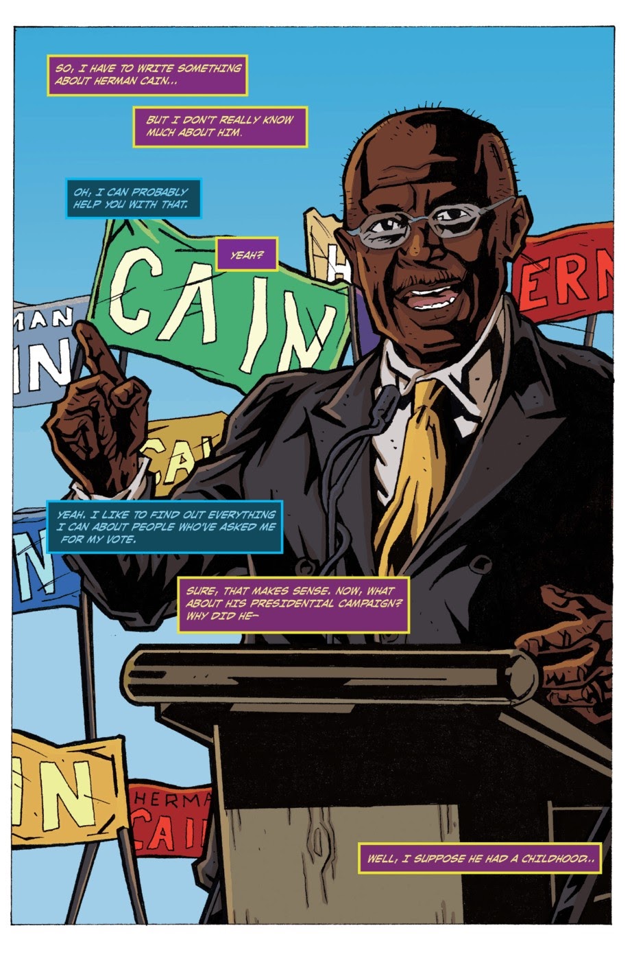 Read online Political Power: Herman Cain comic -  Issue # Full - 3