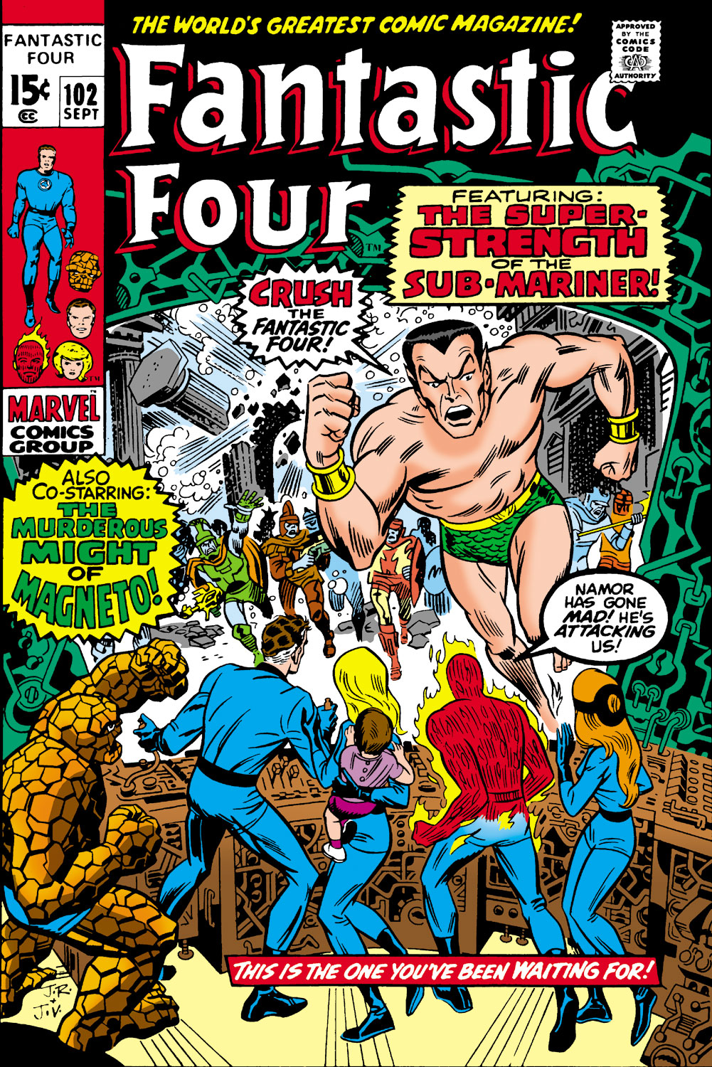 Read online Fantastic Four (1961) comic -  Issue #102 - 1