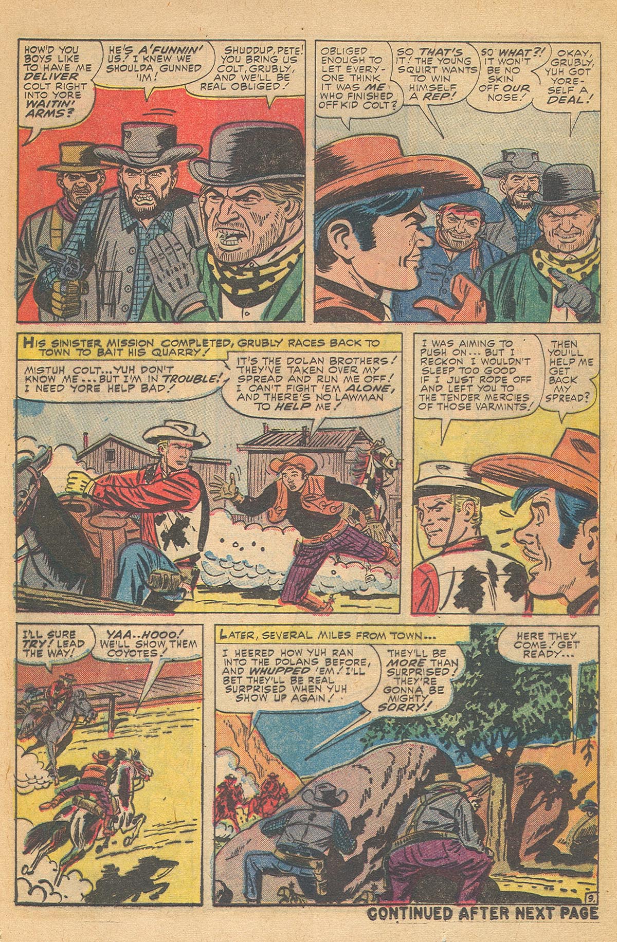 Read online Kid Colt Outlaw comic -  Issue #128 - 12