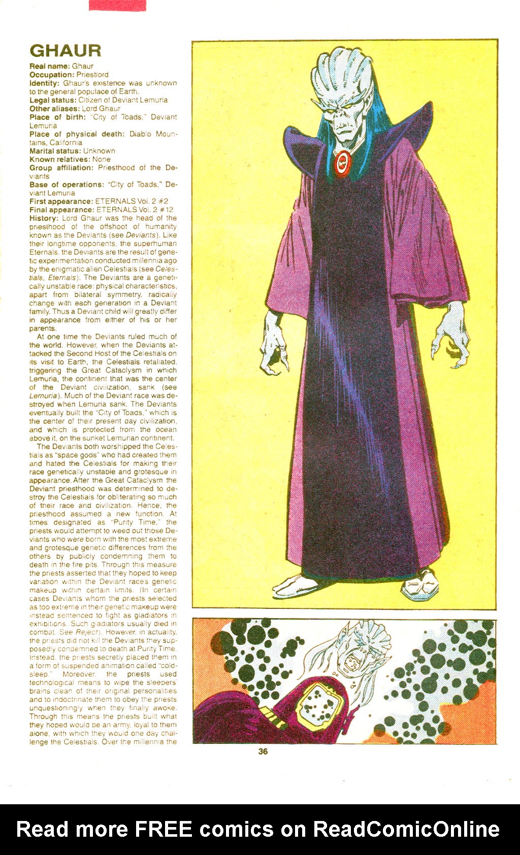 Read online The Official Handbook of the Marvel Universe Deluxe Edition comic -  Issue #17 - 38